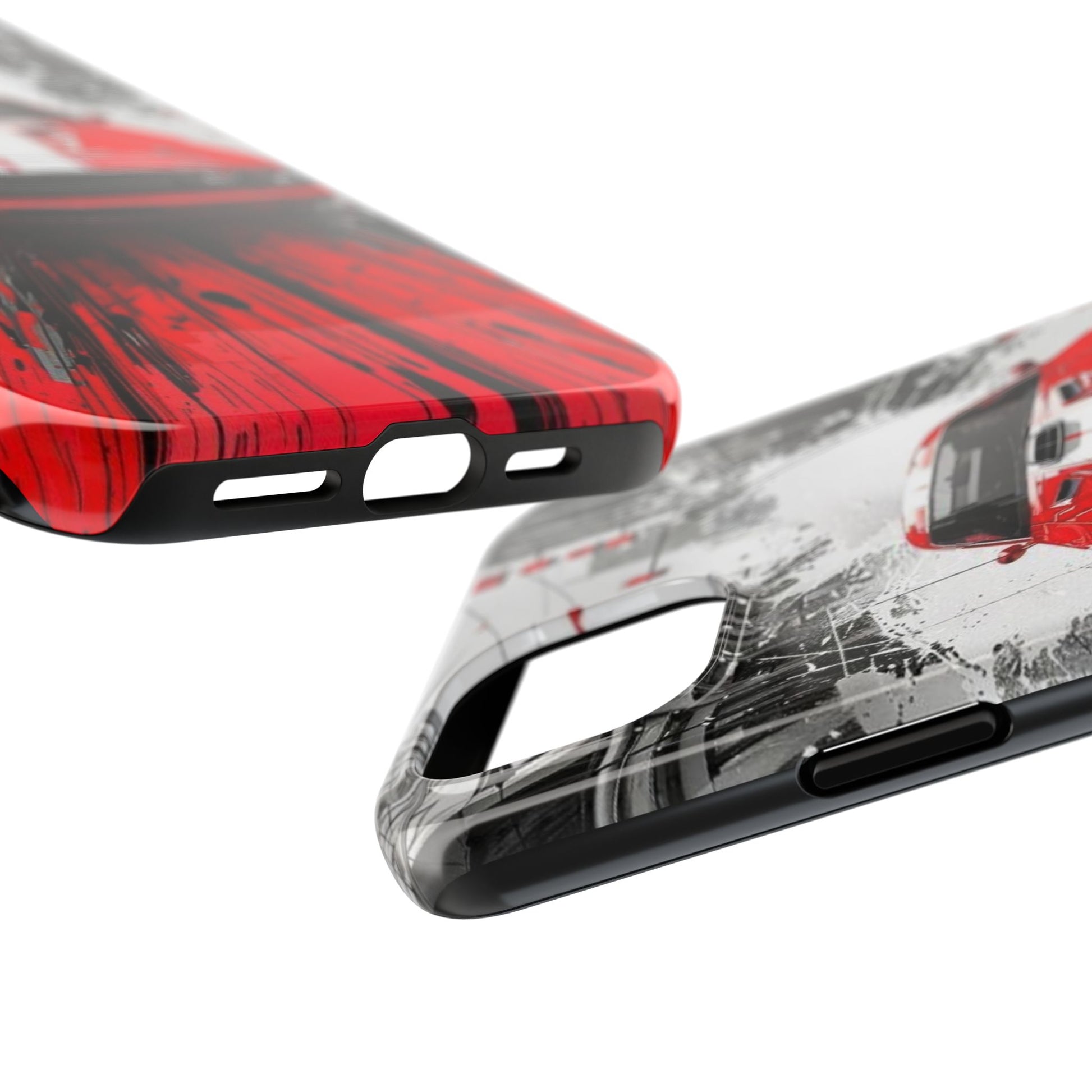 Red Muscle Car Hell Cat Phone Cases for Iphones & Samsung Phones
