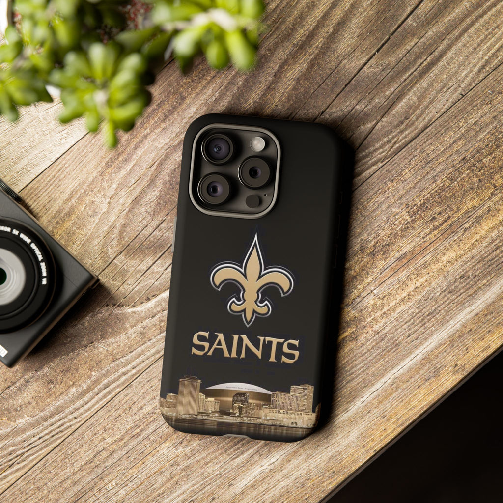 Football New Orleans Saints Logo Tough Cases for iPhones, Samsung, and Pixel