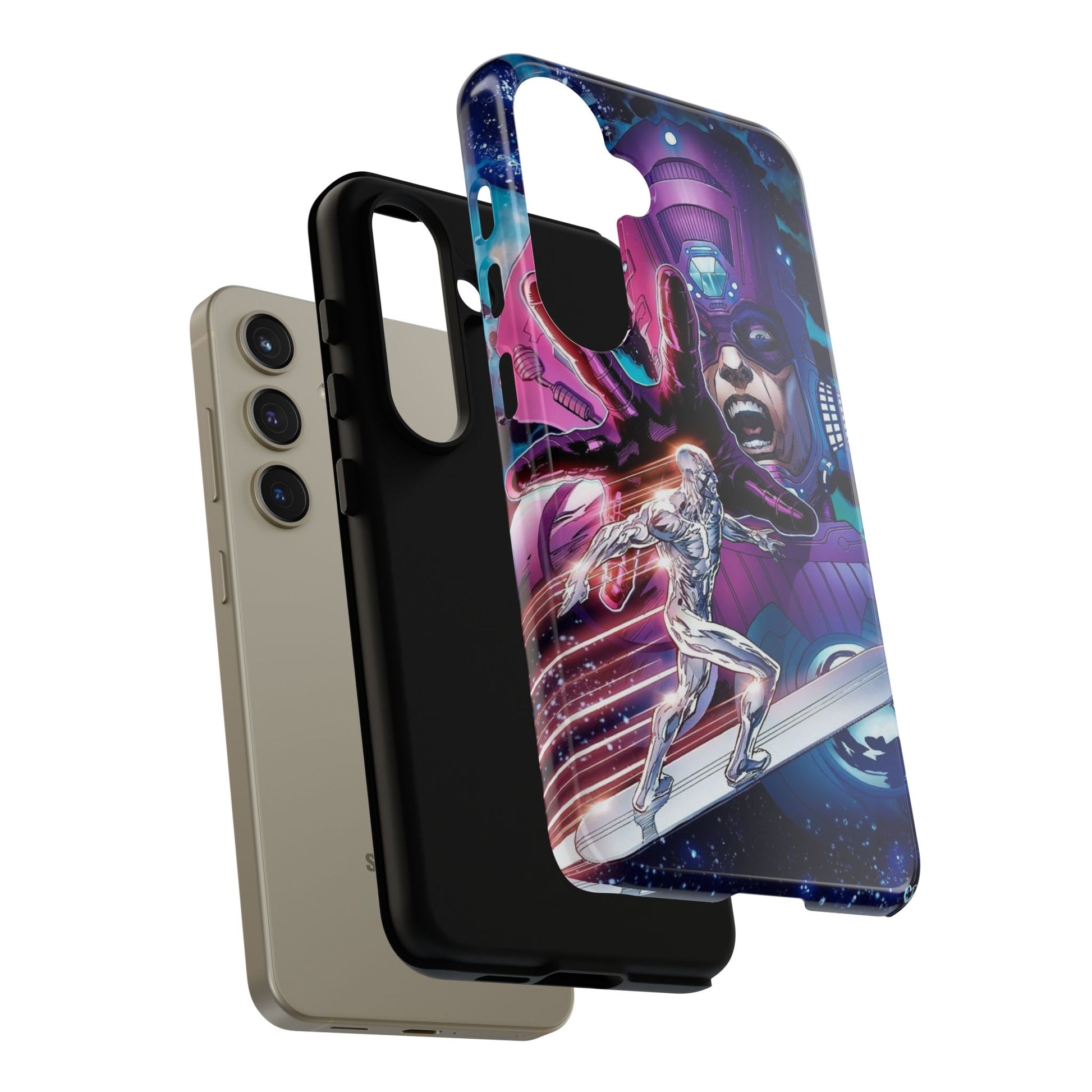 Galactus x Silver Surfer Marvel Phone Case, Tough Cases for iPhones, Samsung, and Pixel