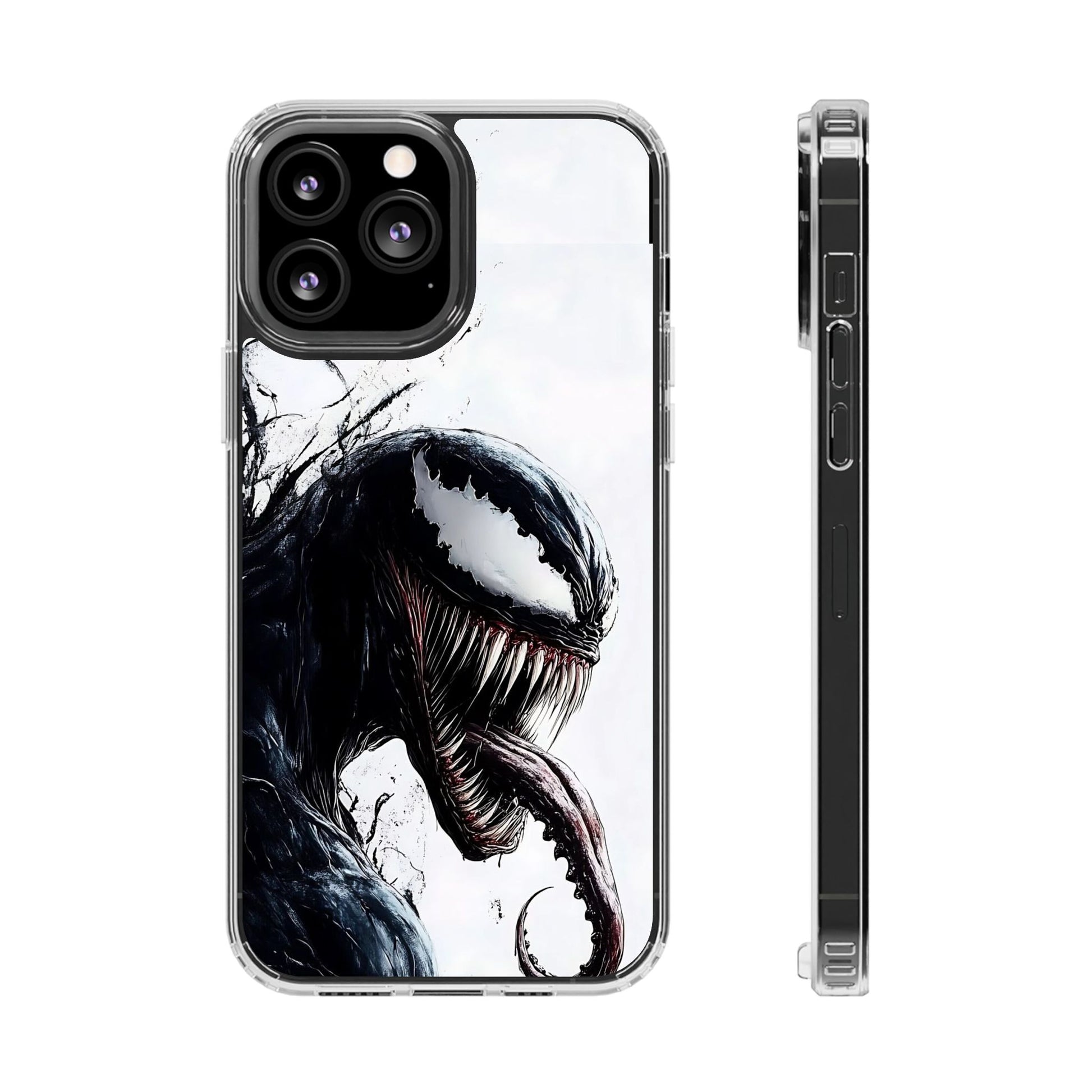 Phone Case, Venom Villain Comic Book Themed Clear Case for Select Phones,