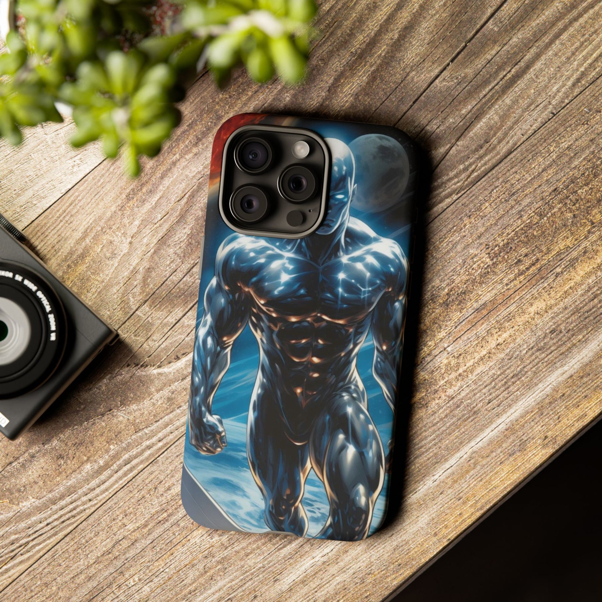 The Silver Surfer Comic Art Phone Case, Tough Cases for iPhones, Samsung, and Pixel