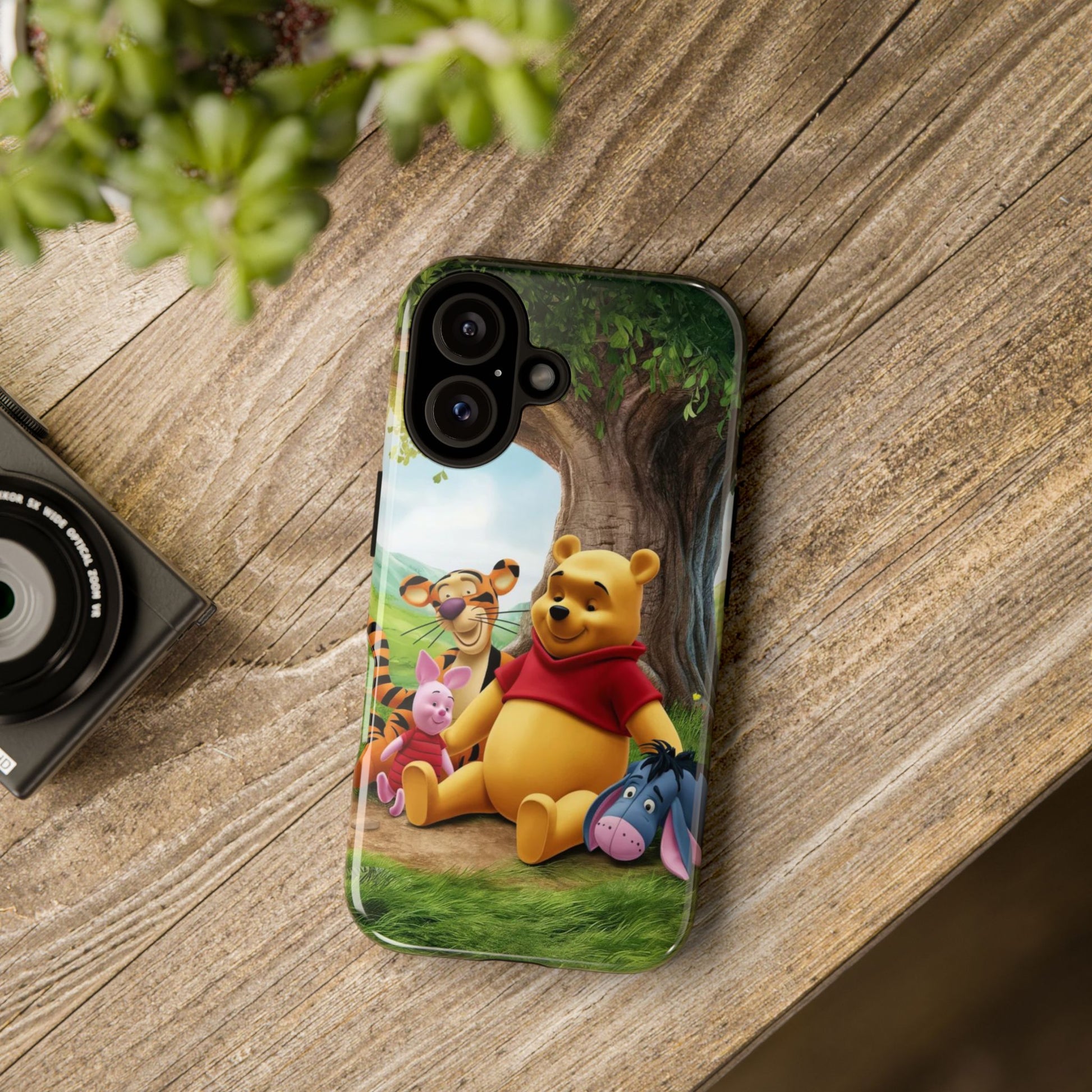 Cute Pooh Bear Phone Case, Tough Cases, Disney Phone for iPhones, Samsung, and Pixel