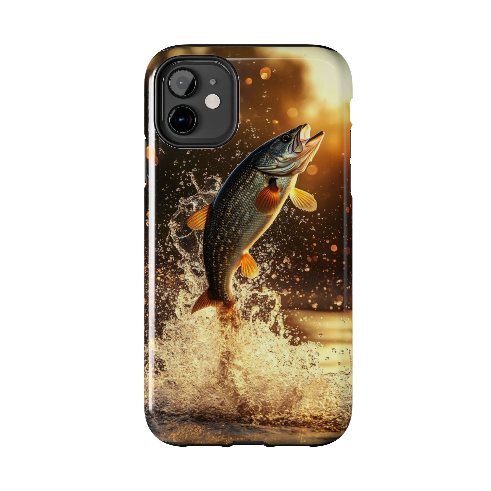 Jumping Bass Fish Theme Phone Cases for iPhones & Samsung Phones