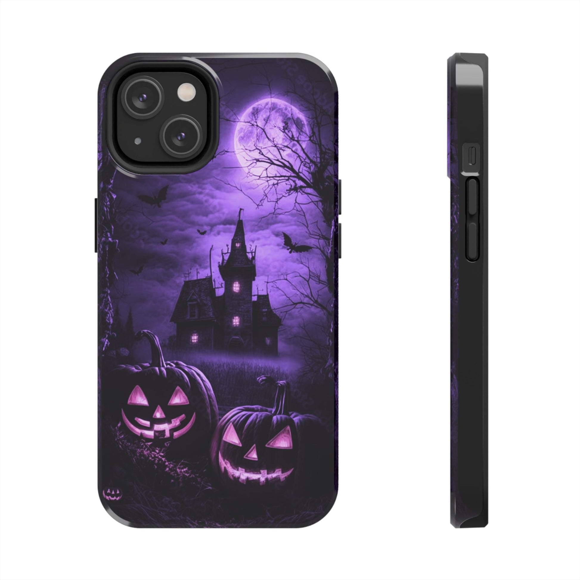 Haunted House Halloween Theme Phone Cases for iPhones & Samsung Phones