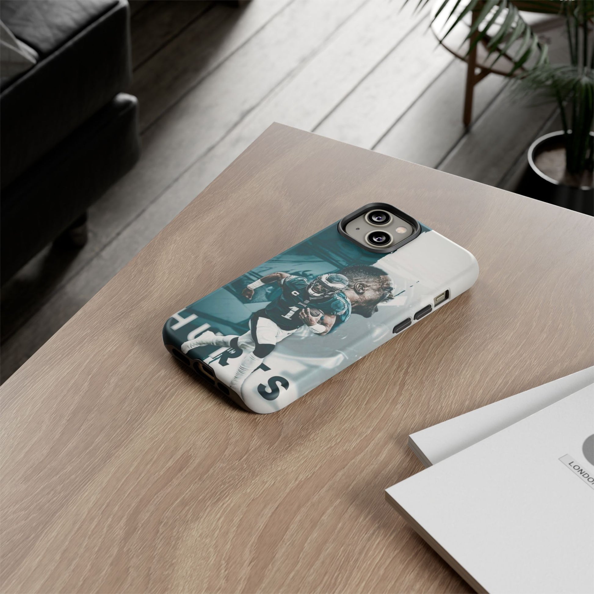Jalen Hurts Eagles Football Tough Cases for iPhones, Samsung, and Pixel