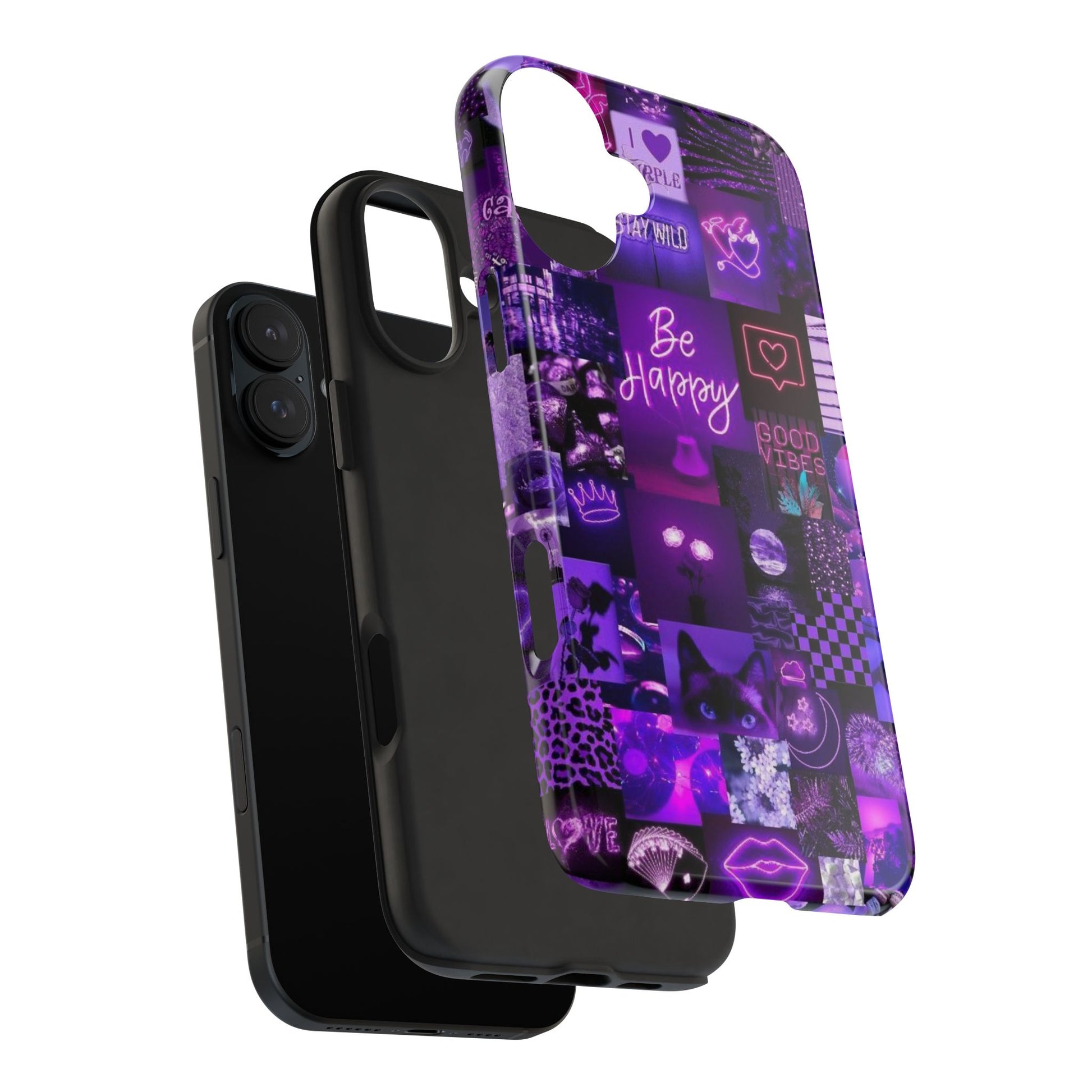 Be Happy Themed Tough Phone Cases for Iphones & Samsung Phones