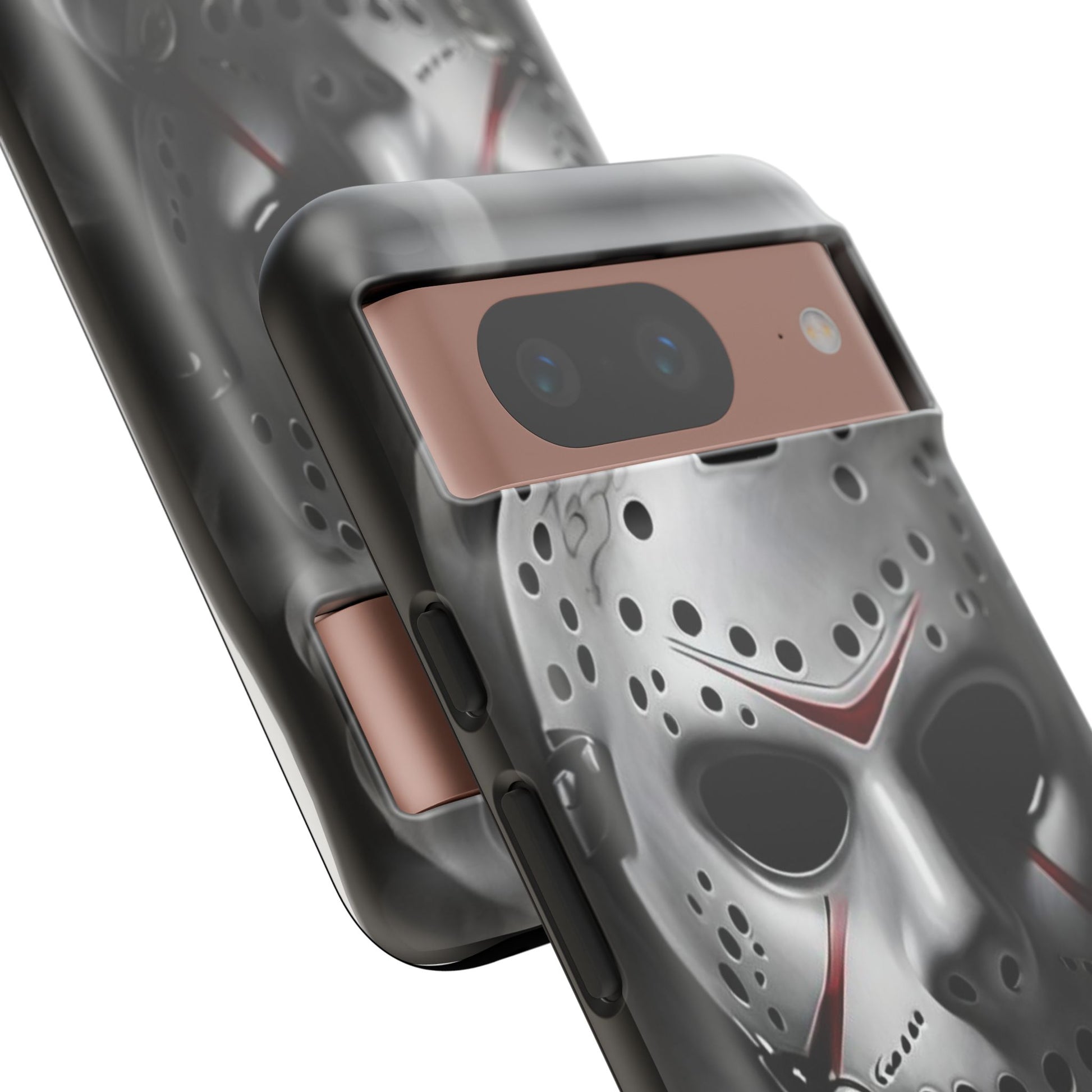 Friday the 13th Jason's Mask Tough Cases for iPhones, Samsung, and Pixel
