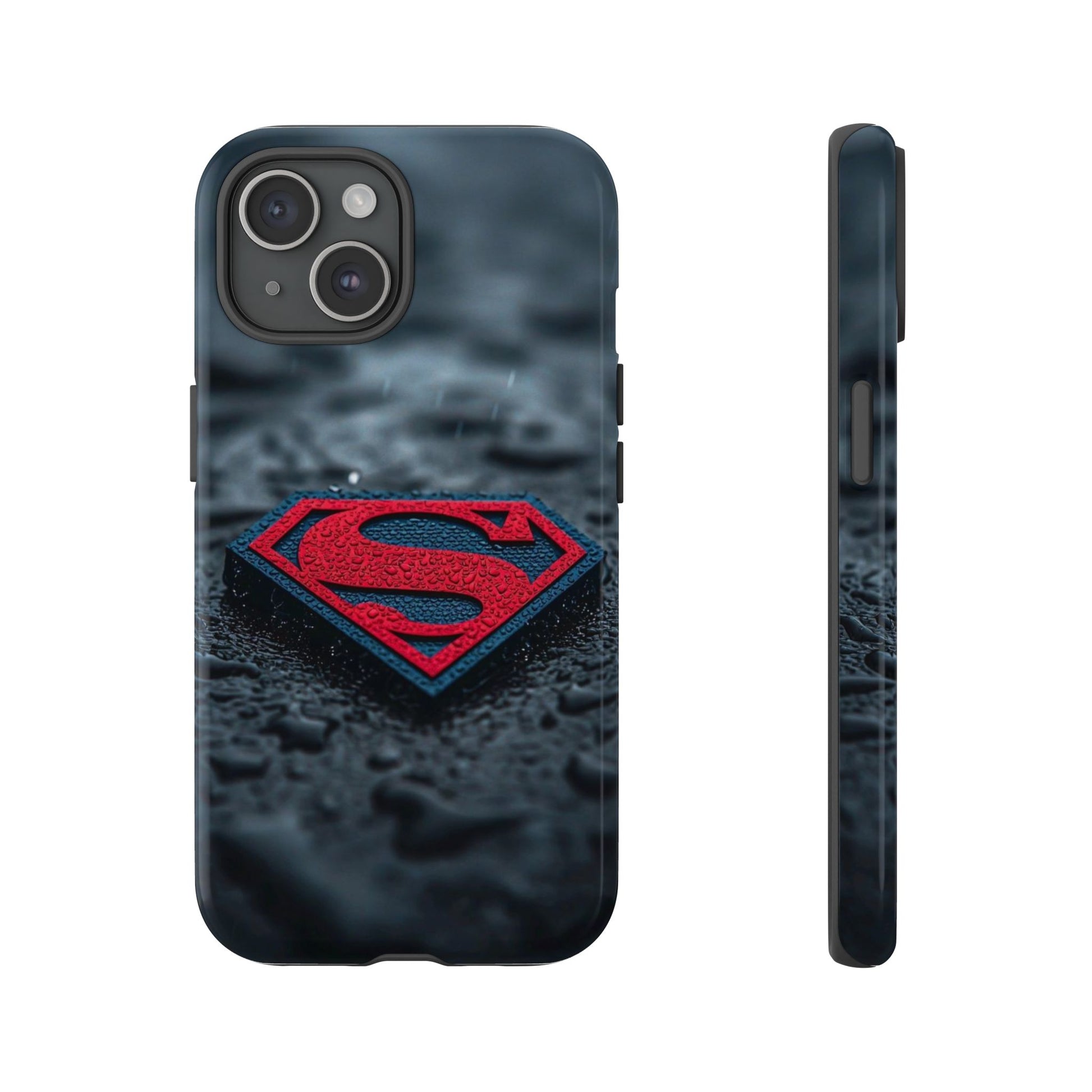 Superman Logo Tough Cases for iPhones, Samsung, and Pixel