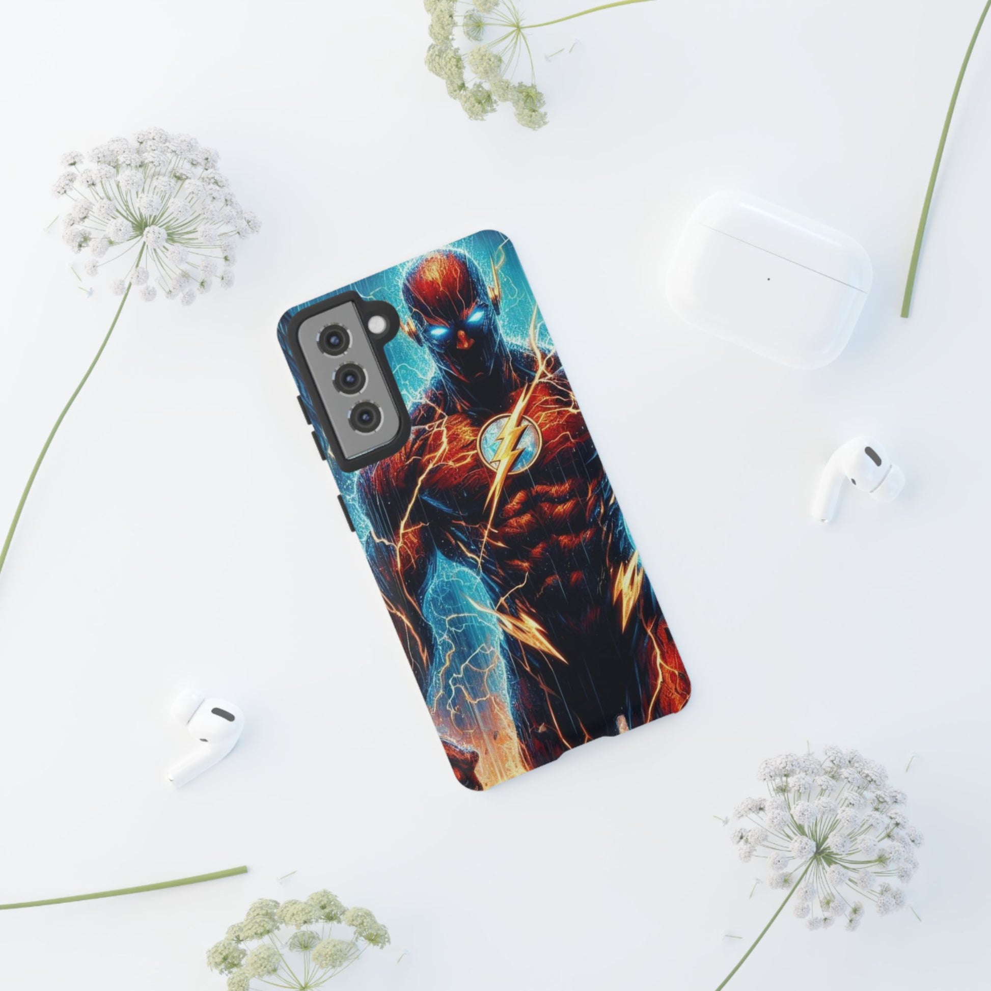DC Comics The Flash Phone Case, Tough Cases for iPhones, Samsung, and Pixel