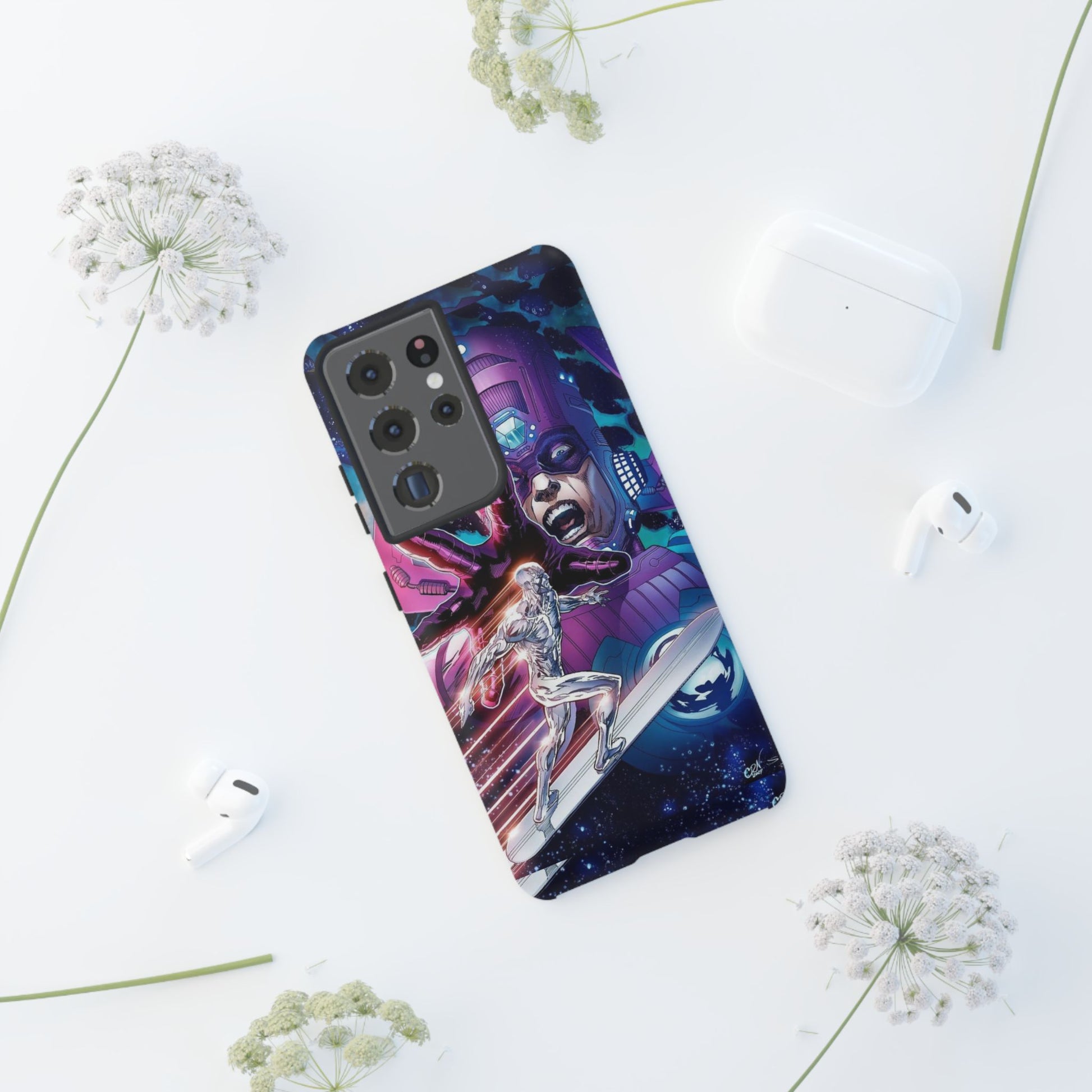 Galactus x Silver Surfer Marvel Phone Case, Tough Cases for iPhones, Samsung, and Pixel