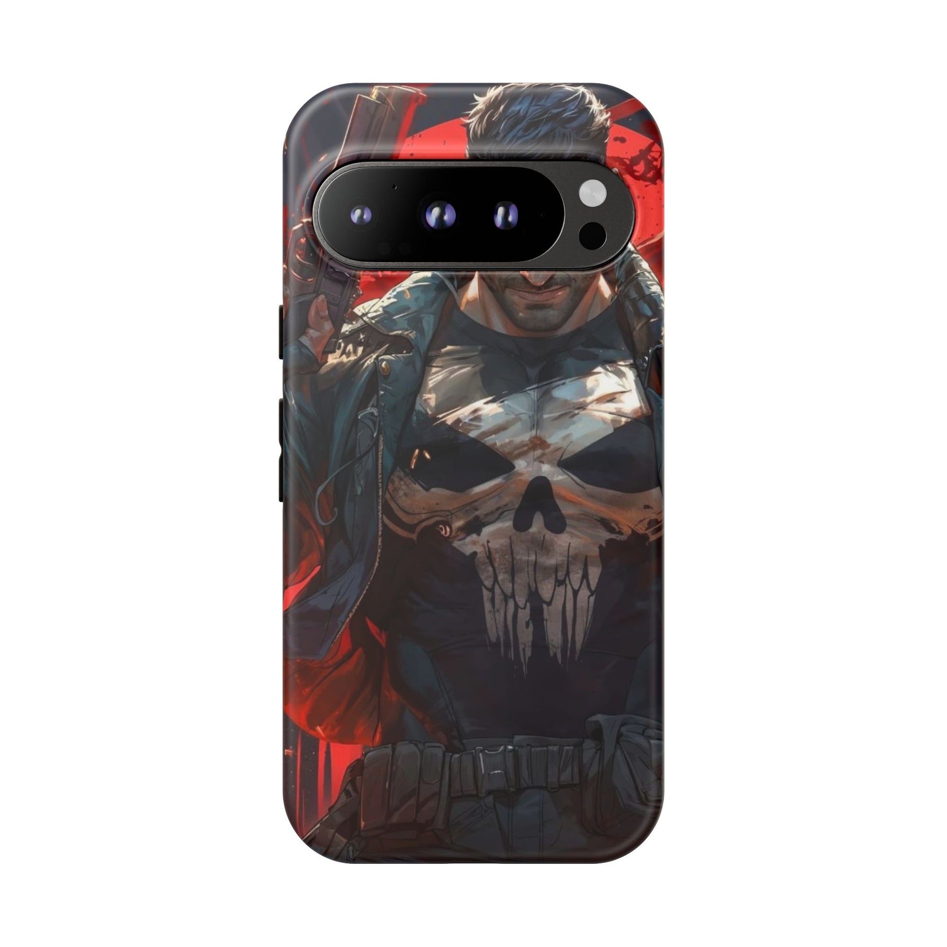 Punisher Tough Cases for iPhones, Samsung, and Pixel