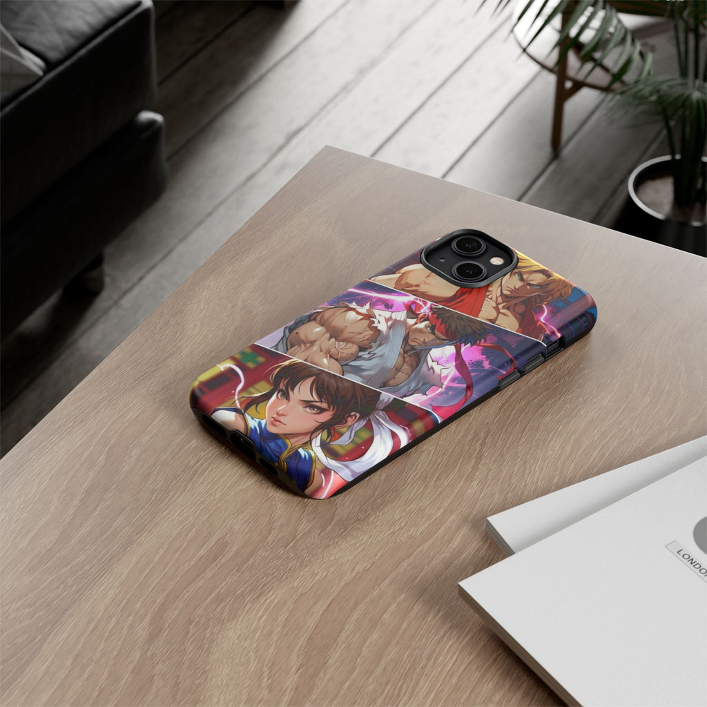 Street Fighter Gamer Theme Tough Cases for iPhones, Samsung, and Pixel