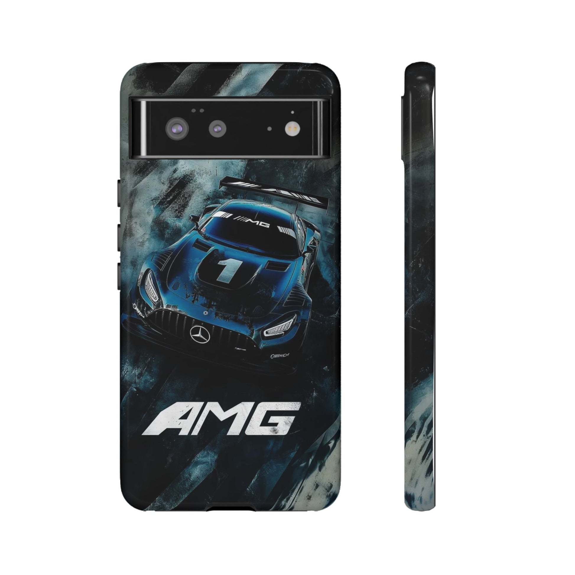 Mercedes AMG Racing Car Tough Cases for iPhones, Samsung, and Pixel