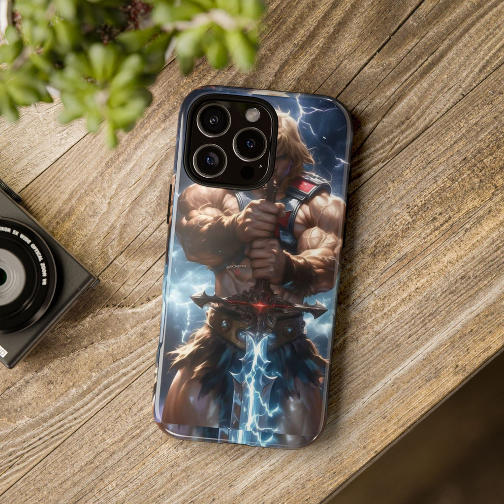 He-Man Masters of the Universe Tough Cases for iPhones, Samsung, and Pixel