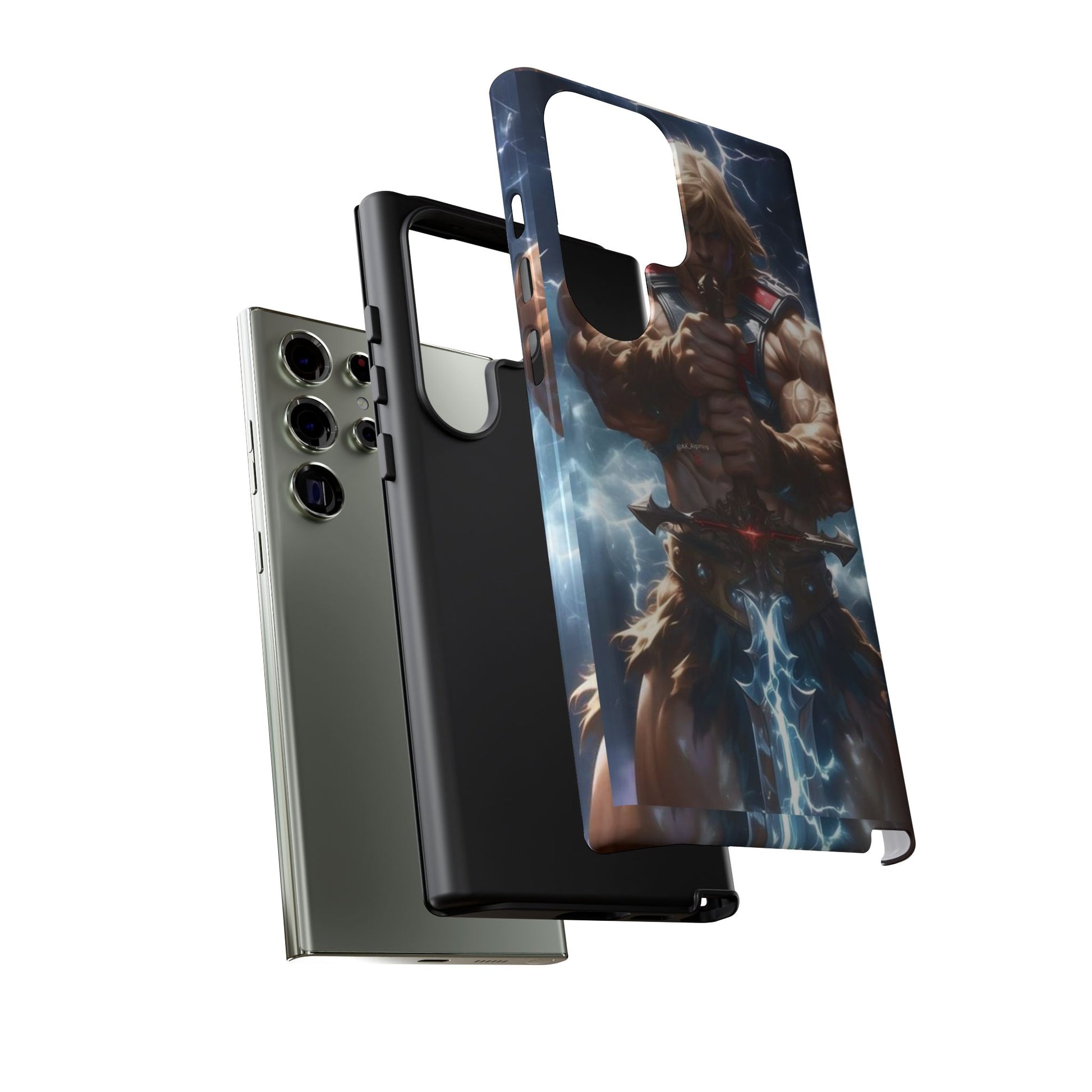 He-Man Masters of the Universe Tough Cases for iPhones, Samsung, and Pixel