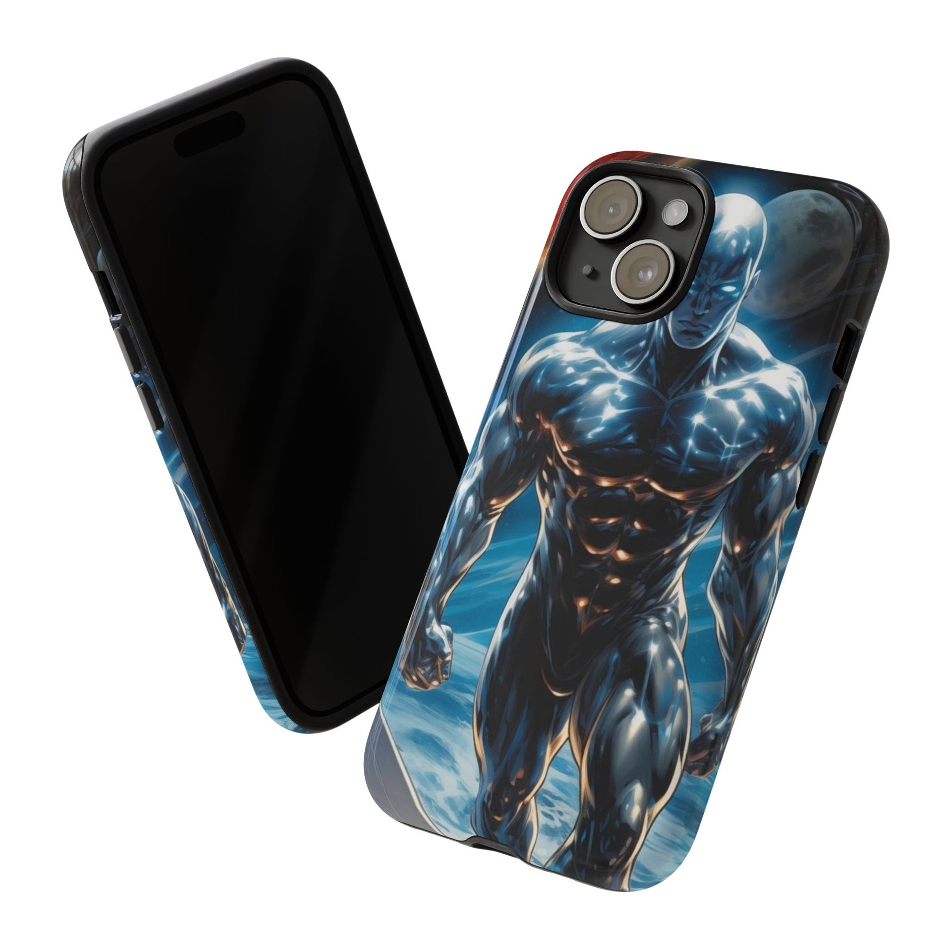 The Silver Surfer Comic Art Phone Case, Tough Cases for iPhones, Samsung, and Pixel
