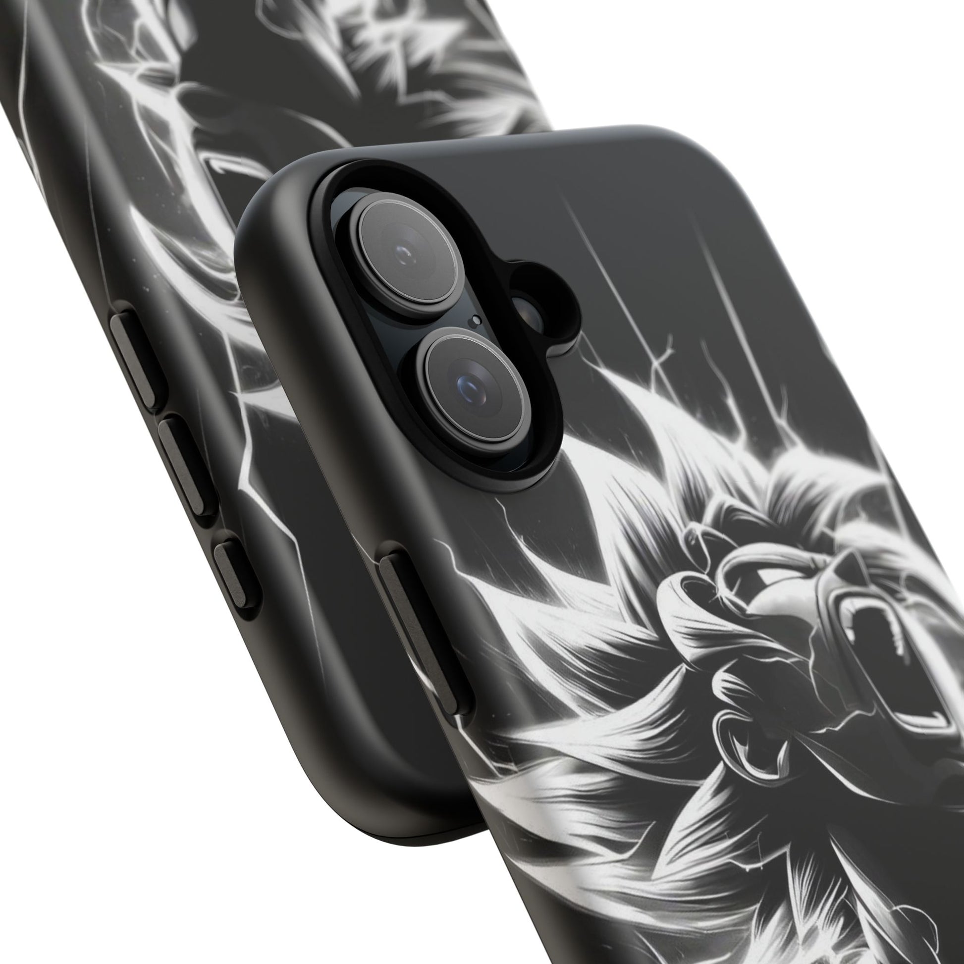 Anime Saiyan Rage Dragon ball Z Tough Cases for iPhones, Samsung, and Pixel