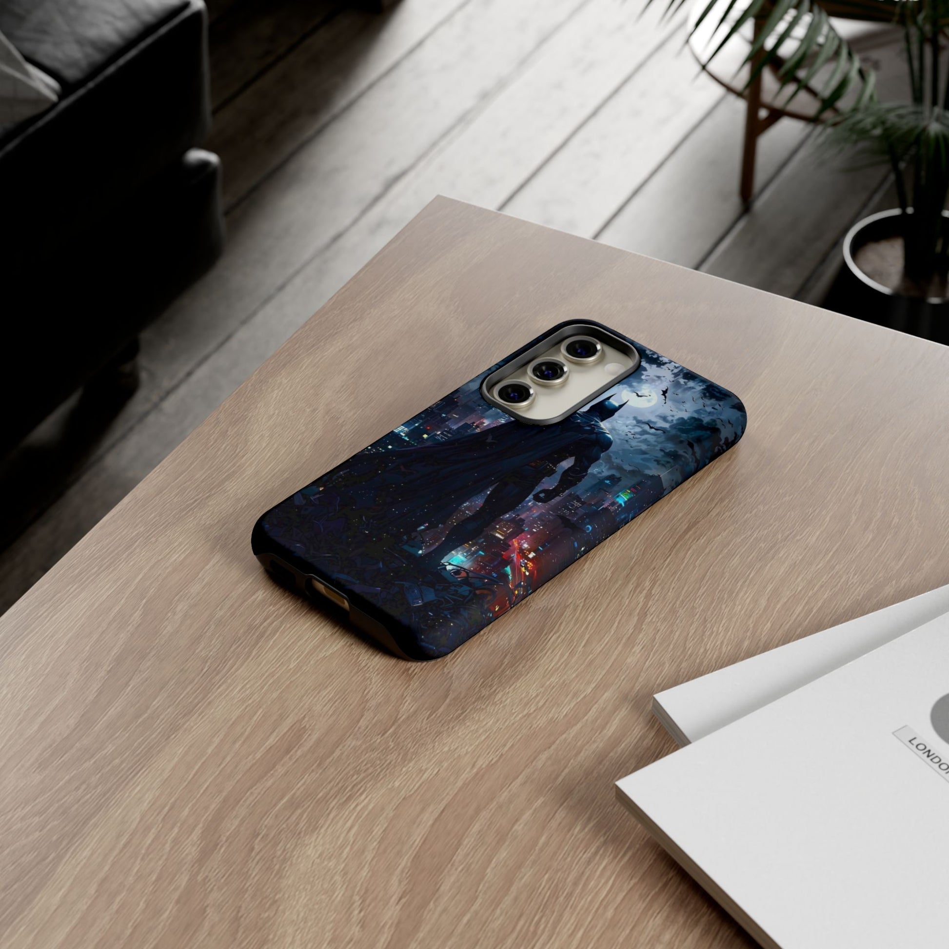 Gotham City Batman Tough Cases for iPhones, Samsung, and Pixel