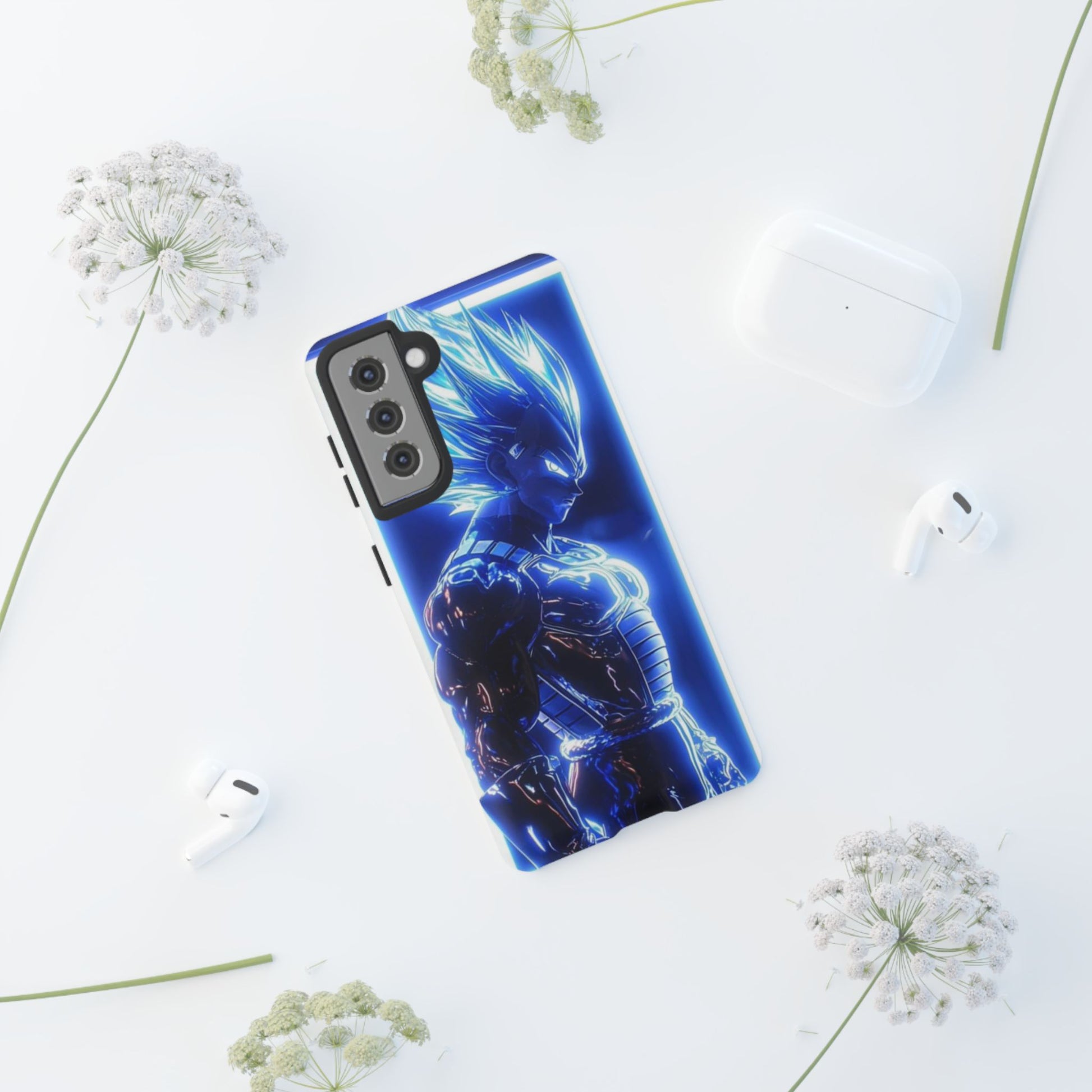 Anime Dragon Ball Z Super Saiyan Tough Cases for iPhones, Samsung, and Pixel
