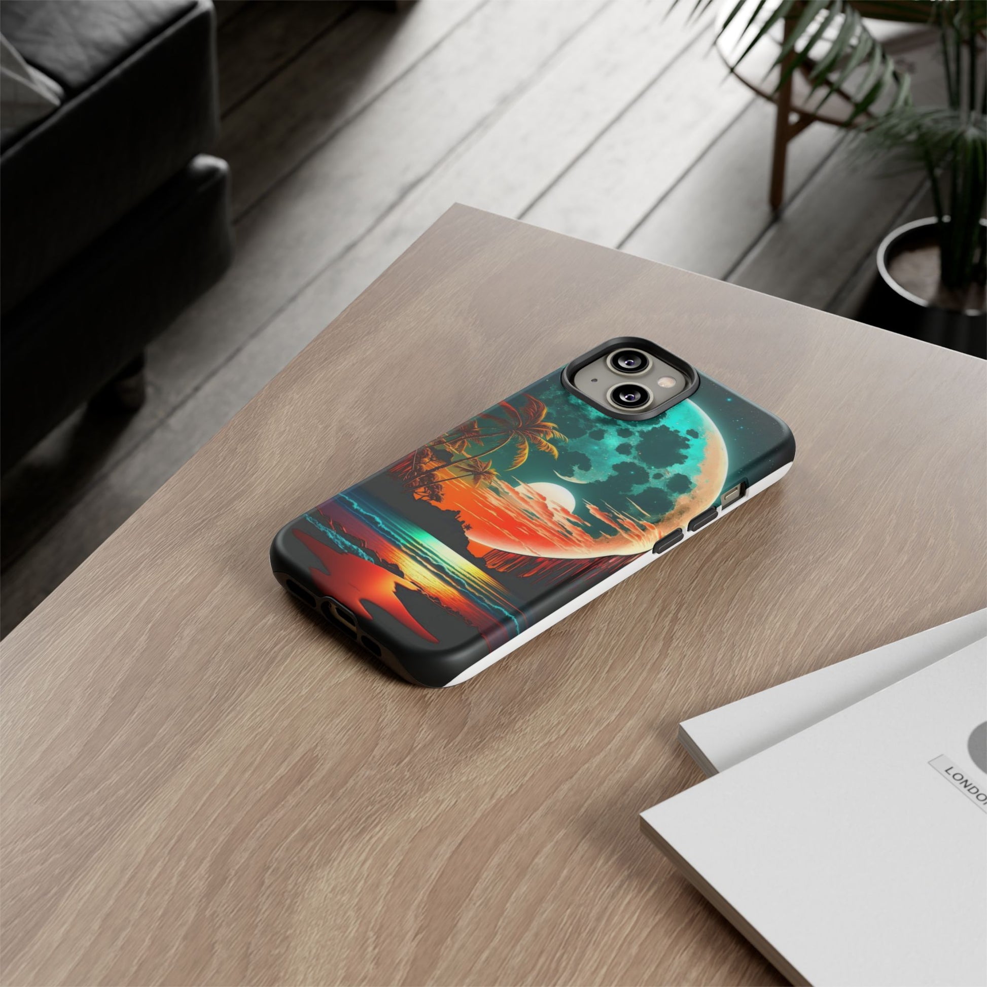 Fantasy Beach Sunset Landscape Phone Case for iPhone, Samsung Galaxy, & Pixel Phones