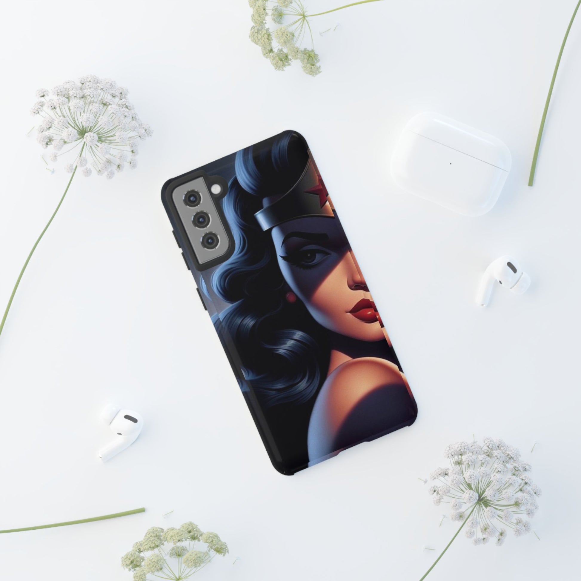 Classic Comics Wonder Woman Tough Cases for iPhones, Samsung, and Pixel