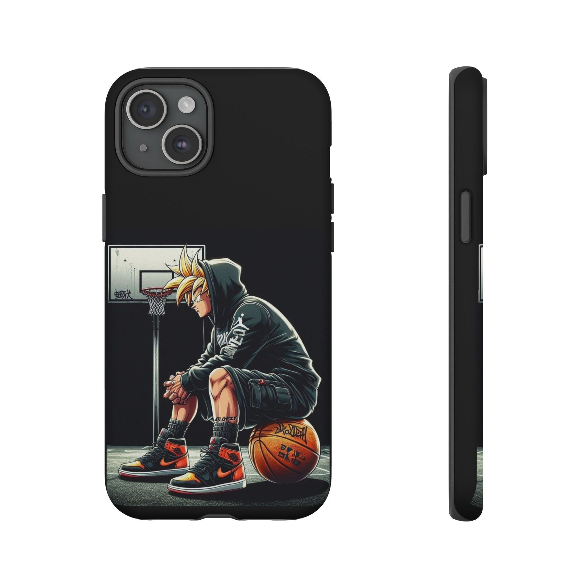 Son Goku Basketball Tough Cases for iPhones, Samsung, and Pixel