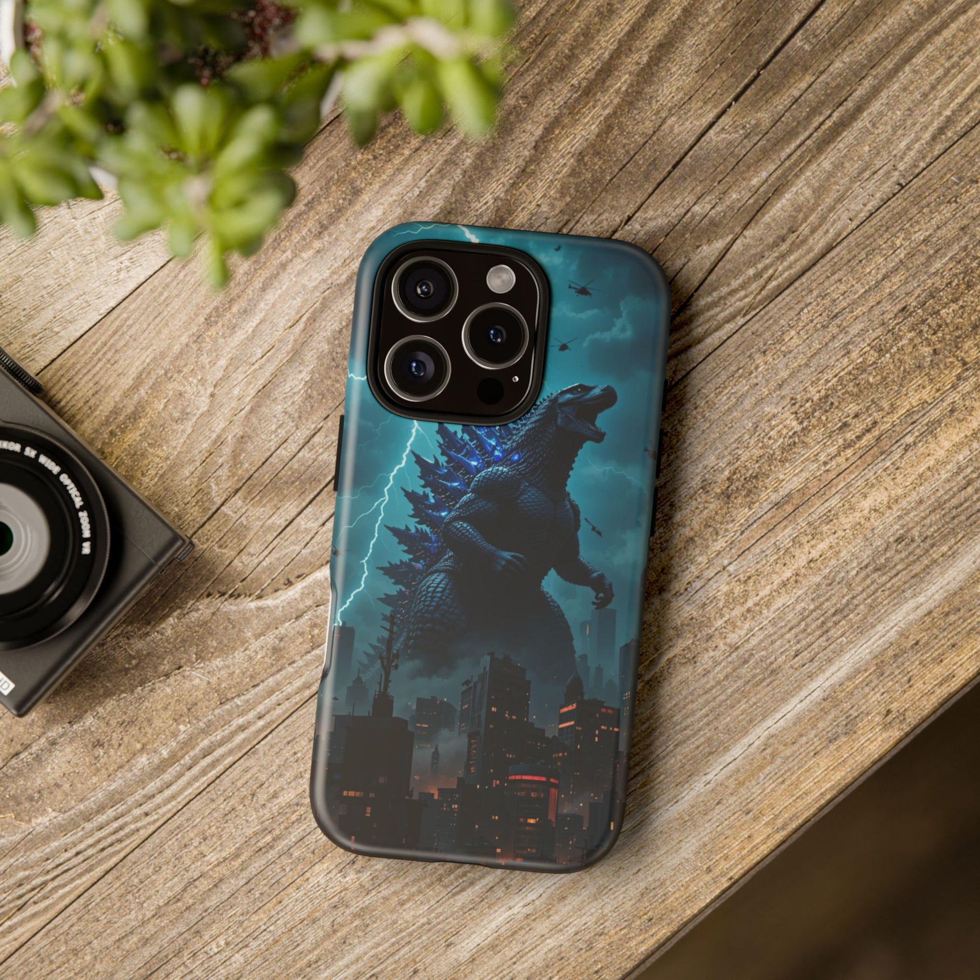 Godzilla Phone Case, Tough Cases for iPhones, Samsung, and Pixel
