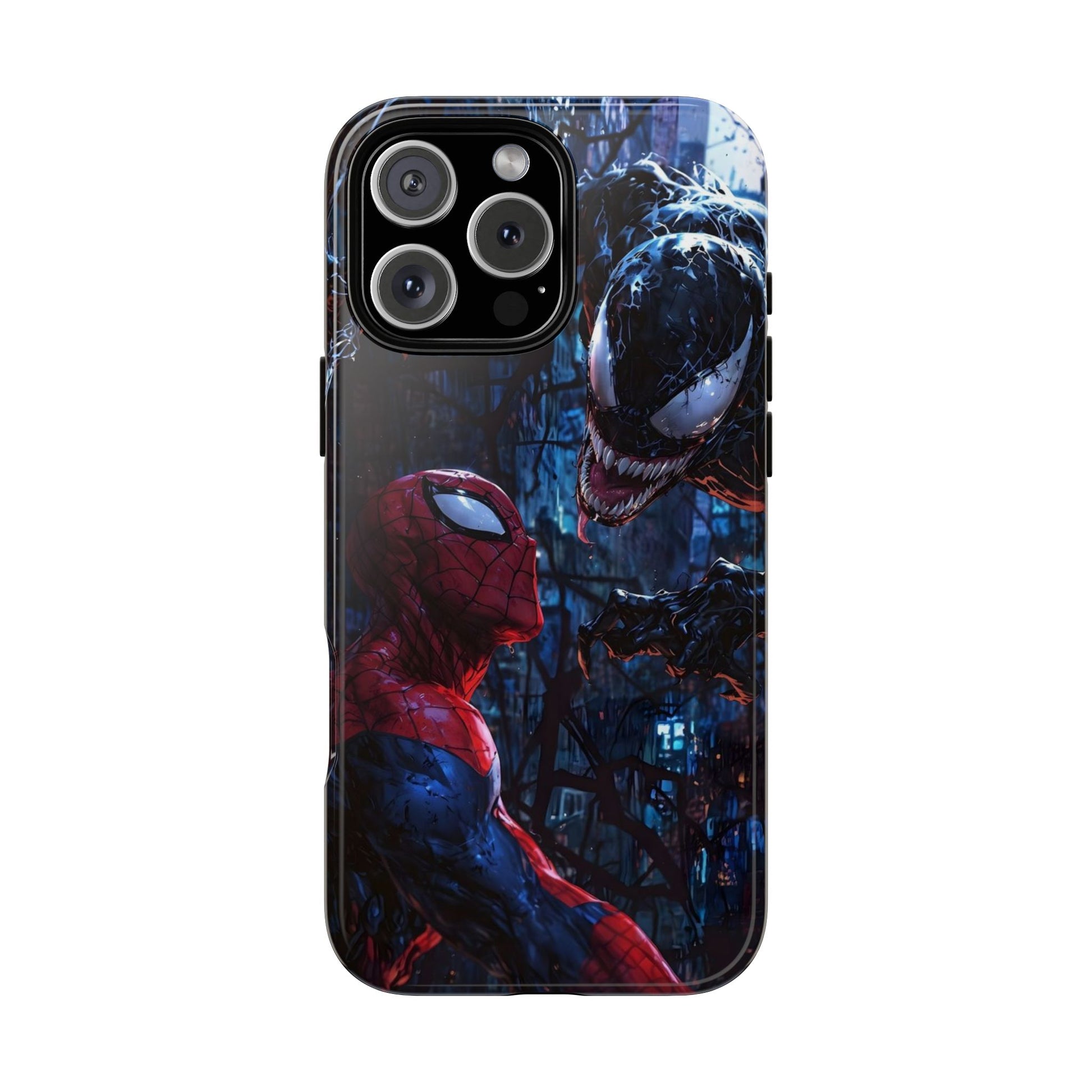Venom x Spiderman Phone Case, Tough Cases for iPhones, Samsung, and Pixel