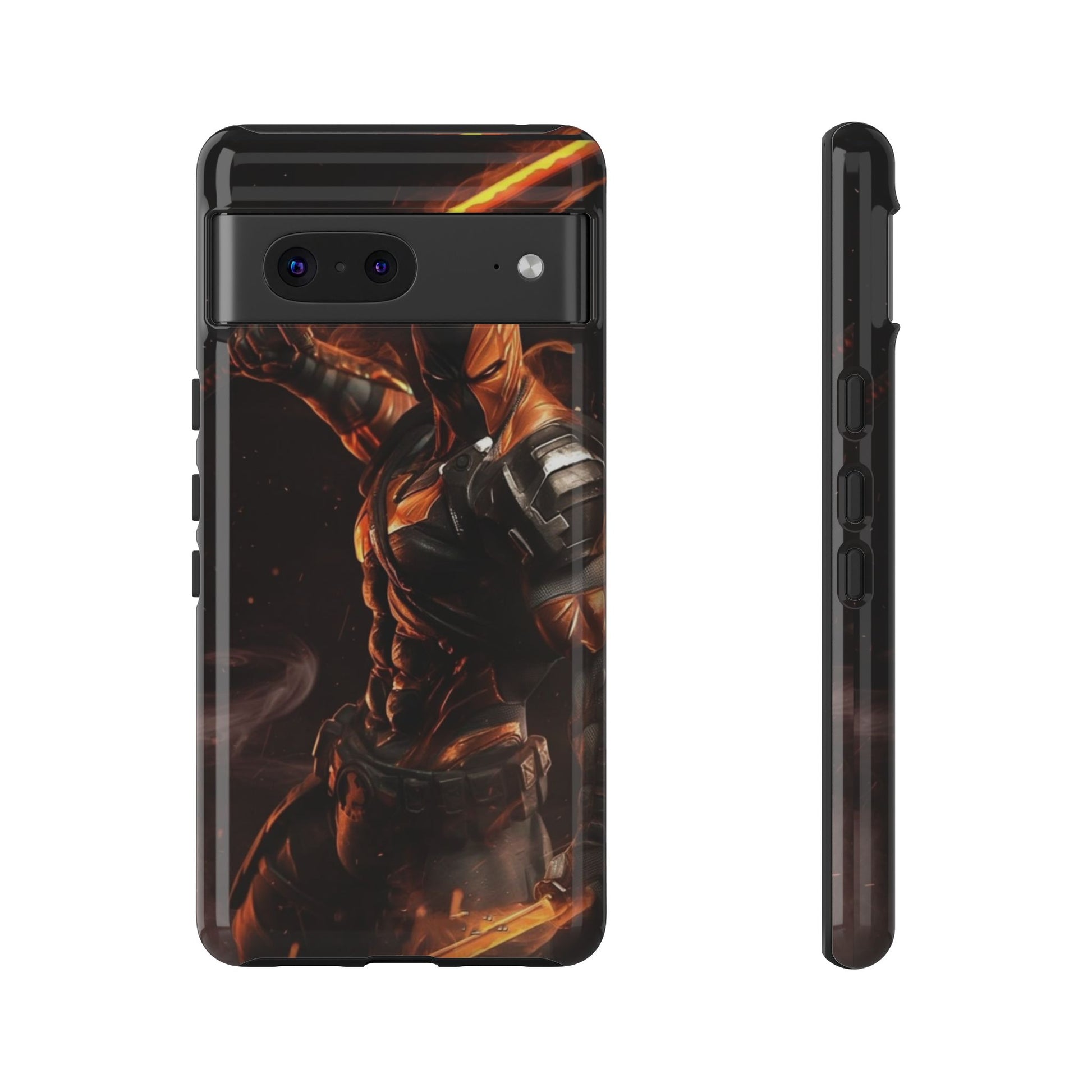 DC Comics Death Stroke Tough Cases for iPhones, Samsung, and Pixel