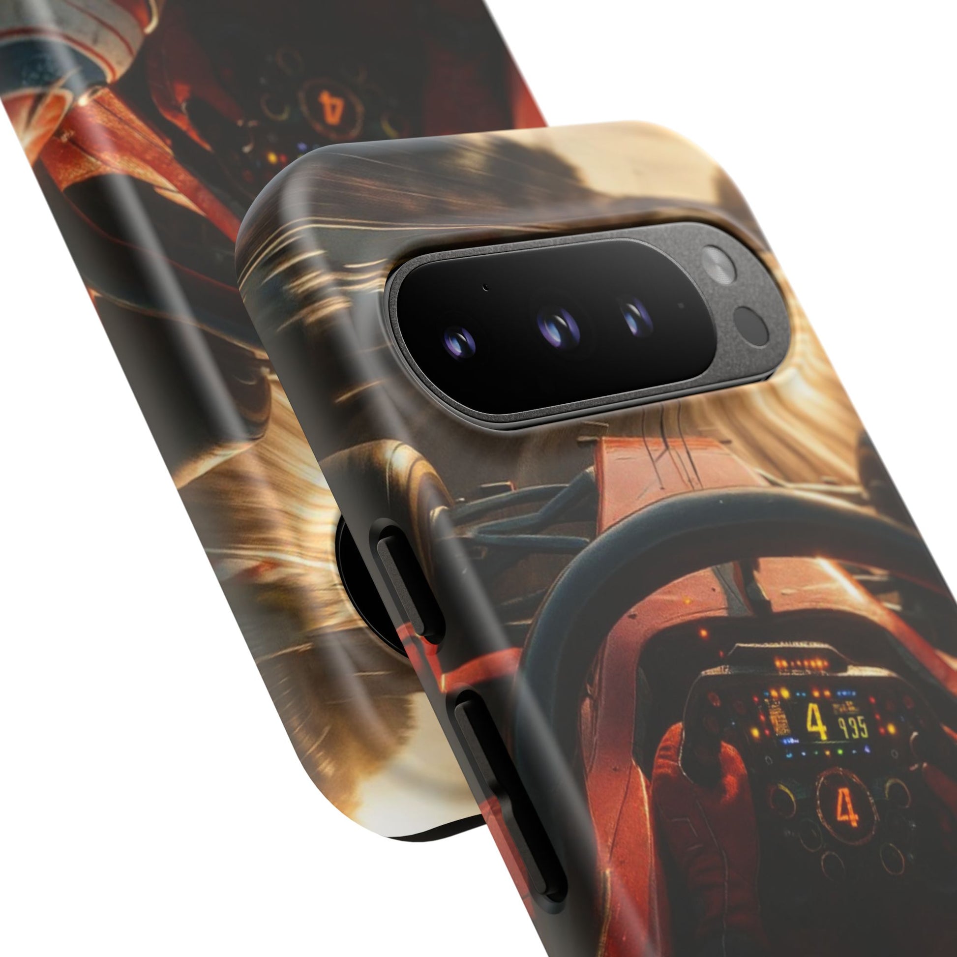 Formula 1 Cockpit Phone Case, Tough Cases for iPhones, Samsung, and Pixel