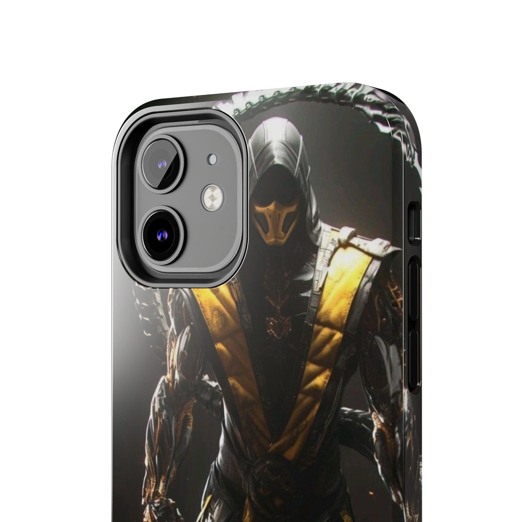 Mortal Kombat Scorpion Tough Phone Cases for Iphones & Samsung Phones Durable