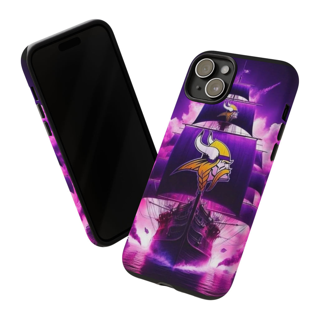 Minnesota Vikings Ship Football Phone Case, Tough Cases for iPhones, Samsung, and Pixel