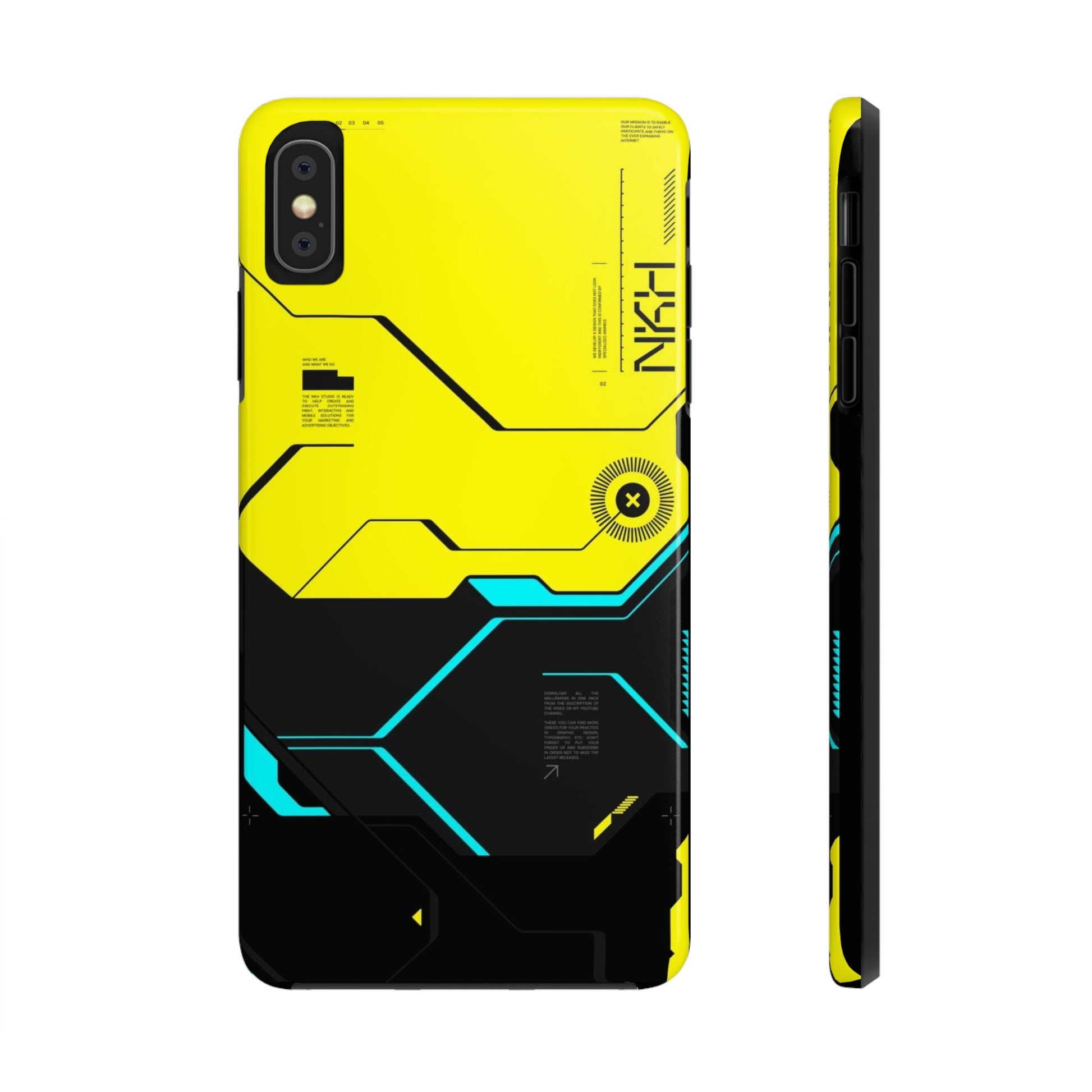 Cyberpunk Themed Phone Case for iPhone & Samsung Galaxy Phones