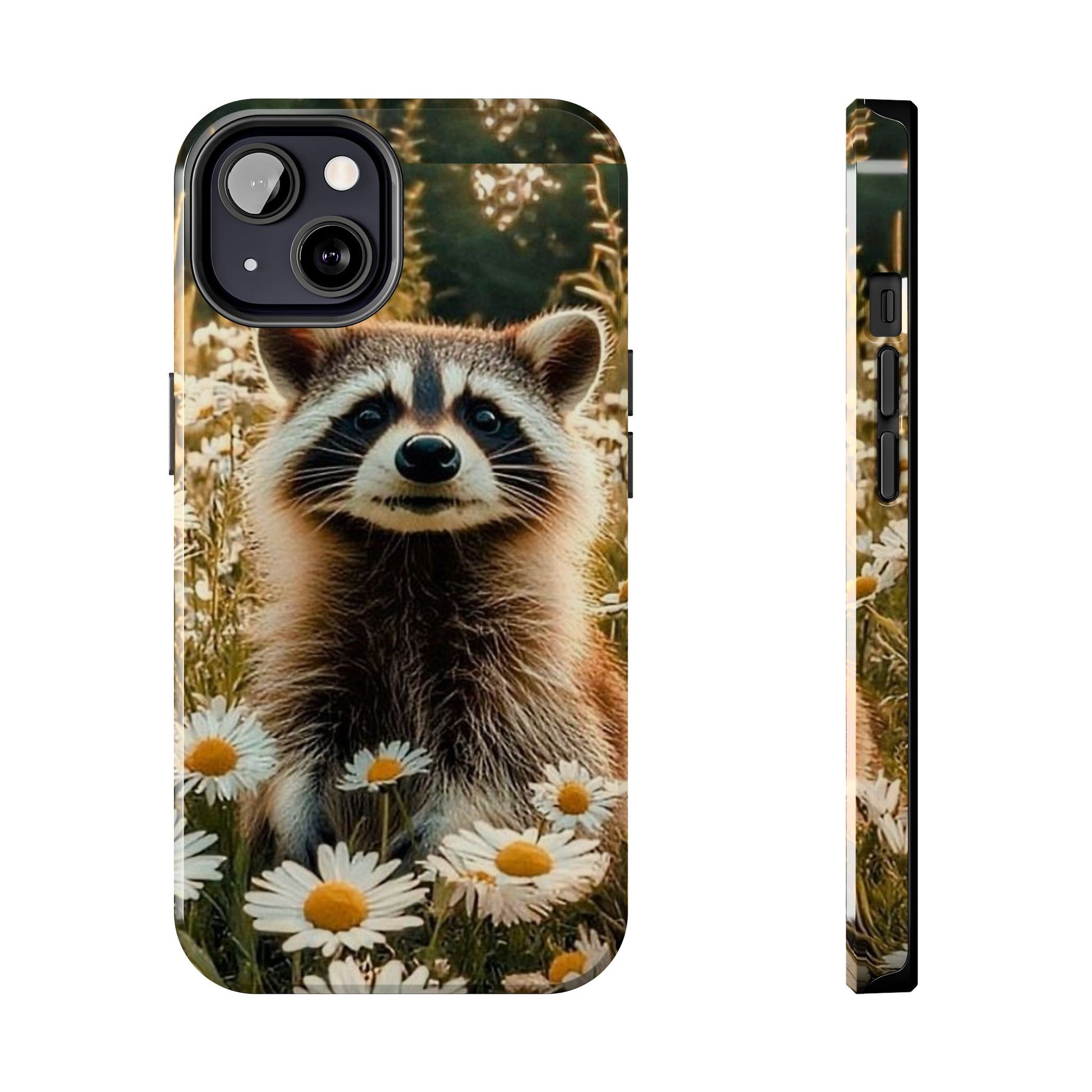Cute Raccoon Theme Phone Cases for iPhones & Samsung Phones