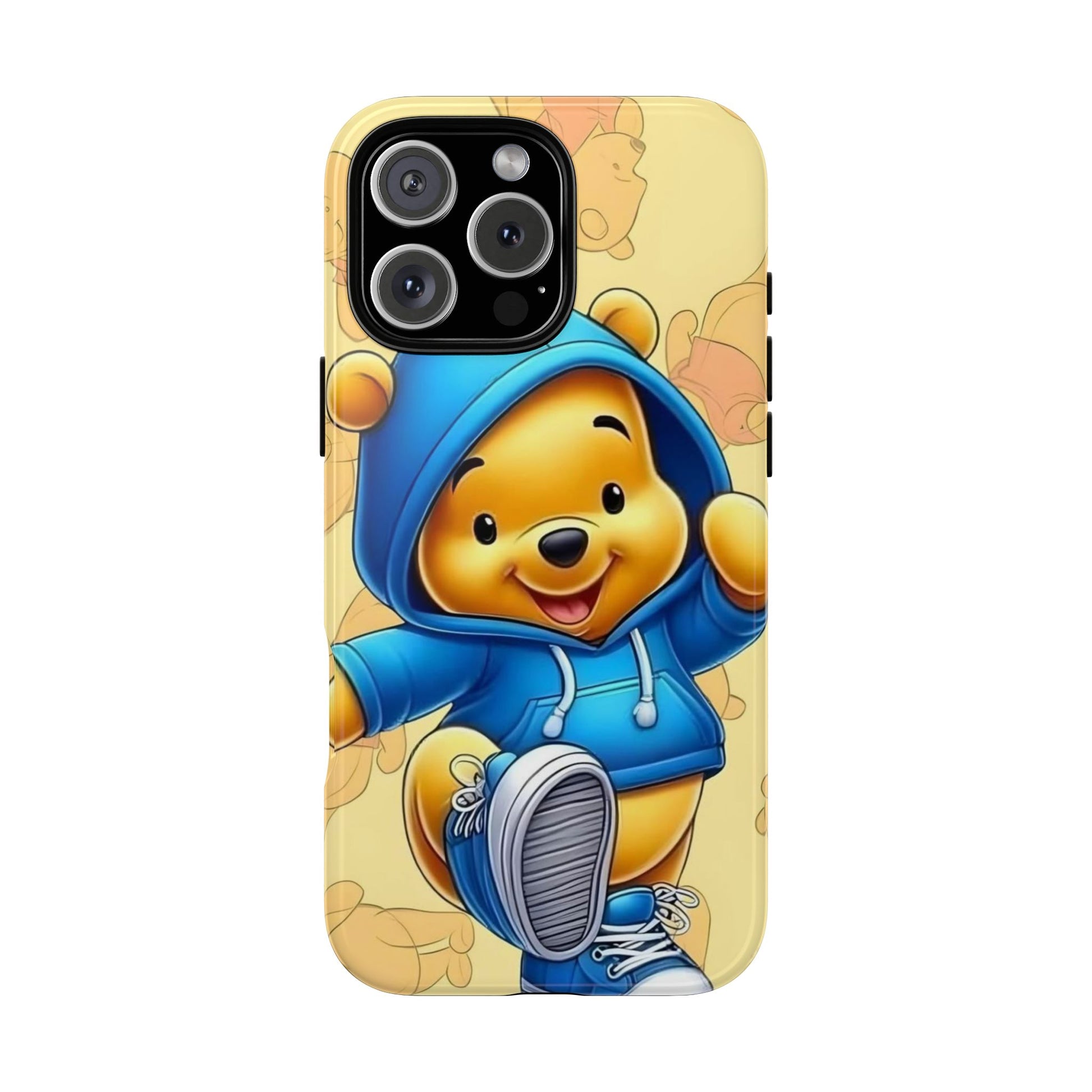 Cute Pooh Bear Phone Case, Tough Case