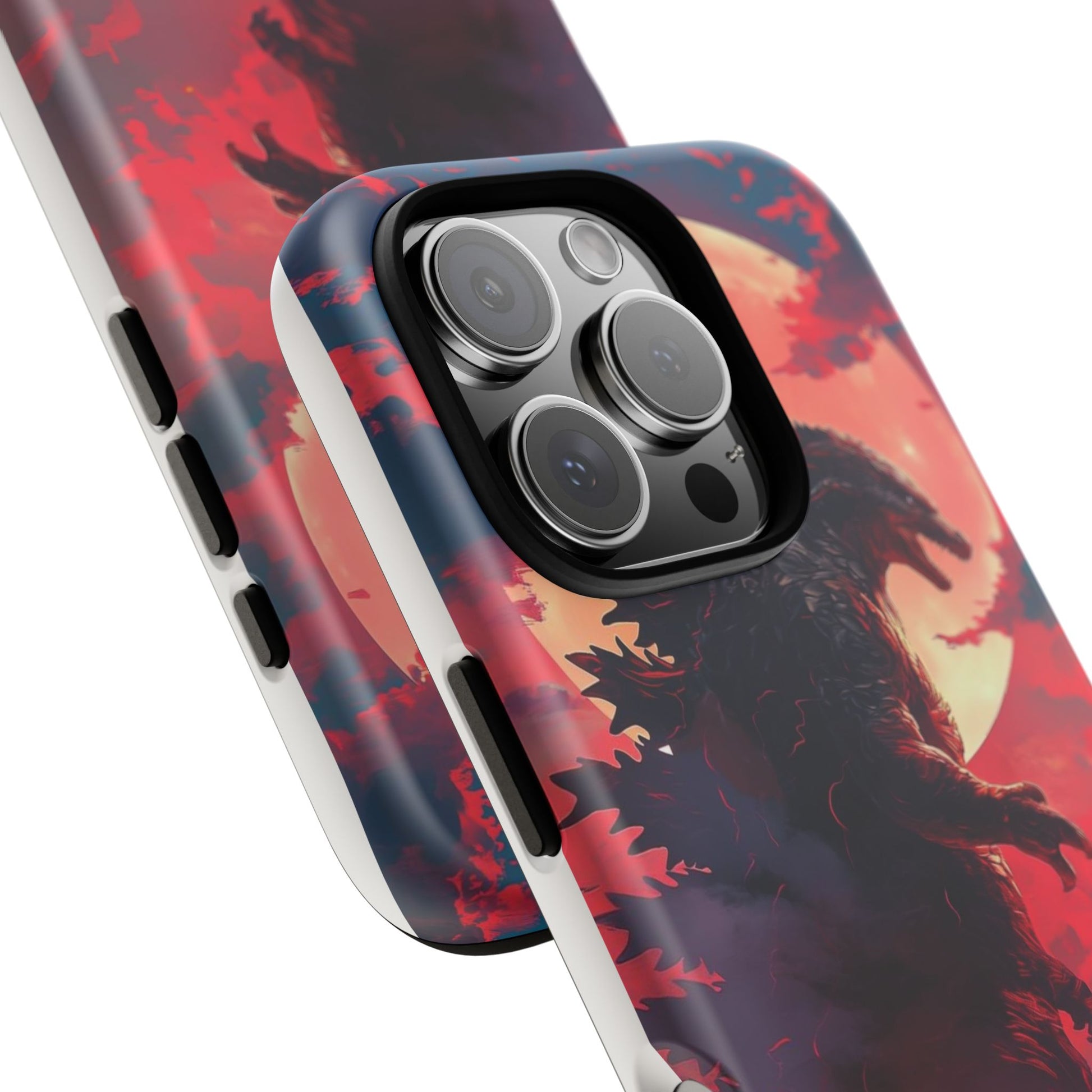 King of Monsters Godzilla Tough Phone Cases for iPhones, Samsung, and Pixel