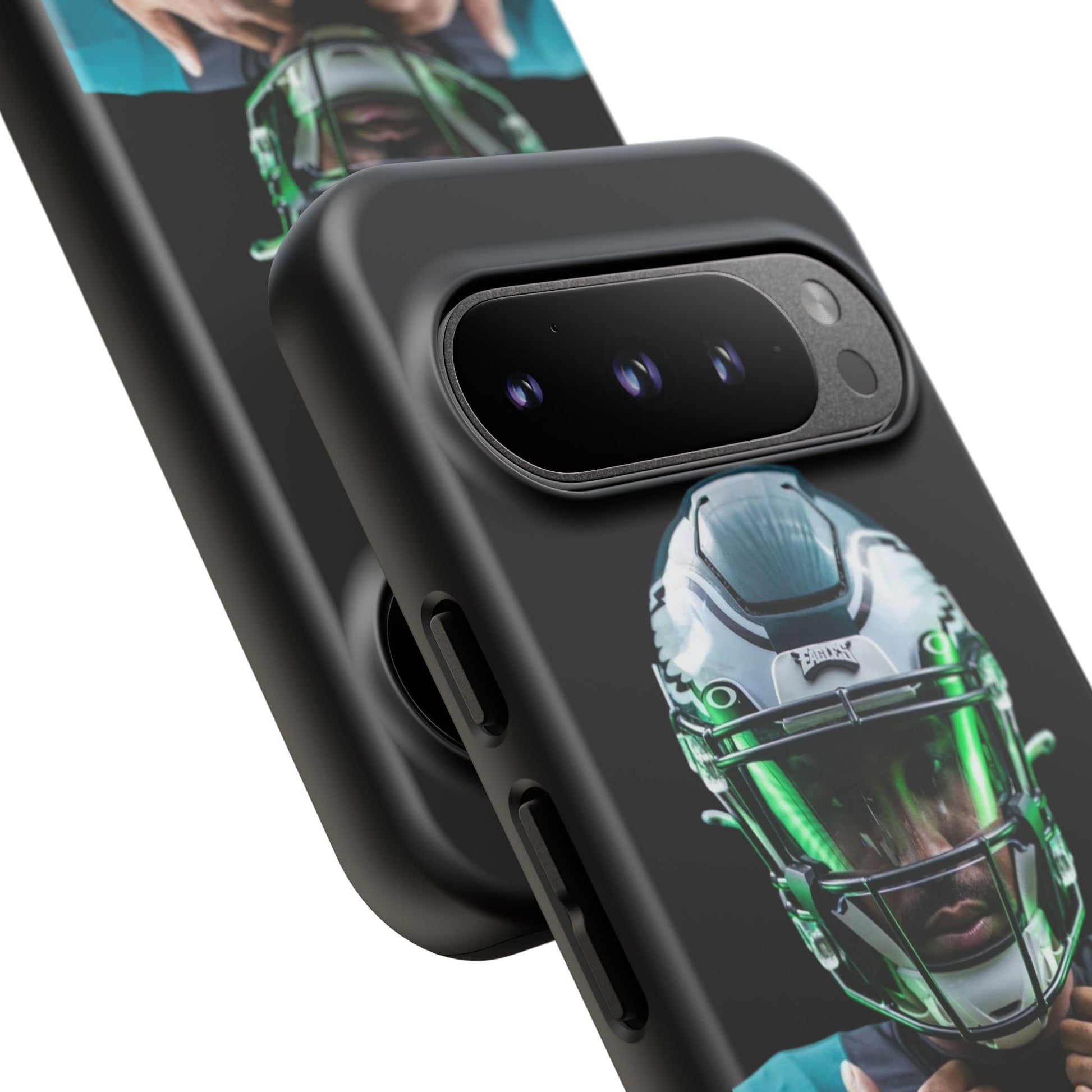Eagles Football Jalen Hurts Tough Cases for iPhones, Samsung, and Pixel