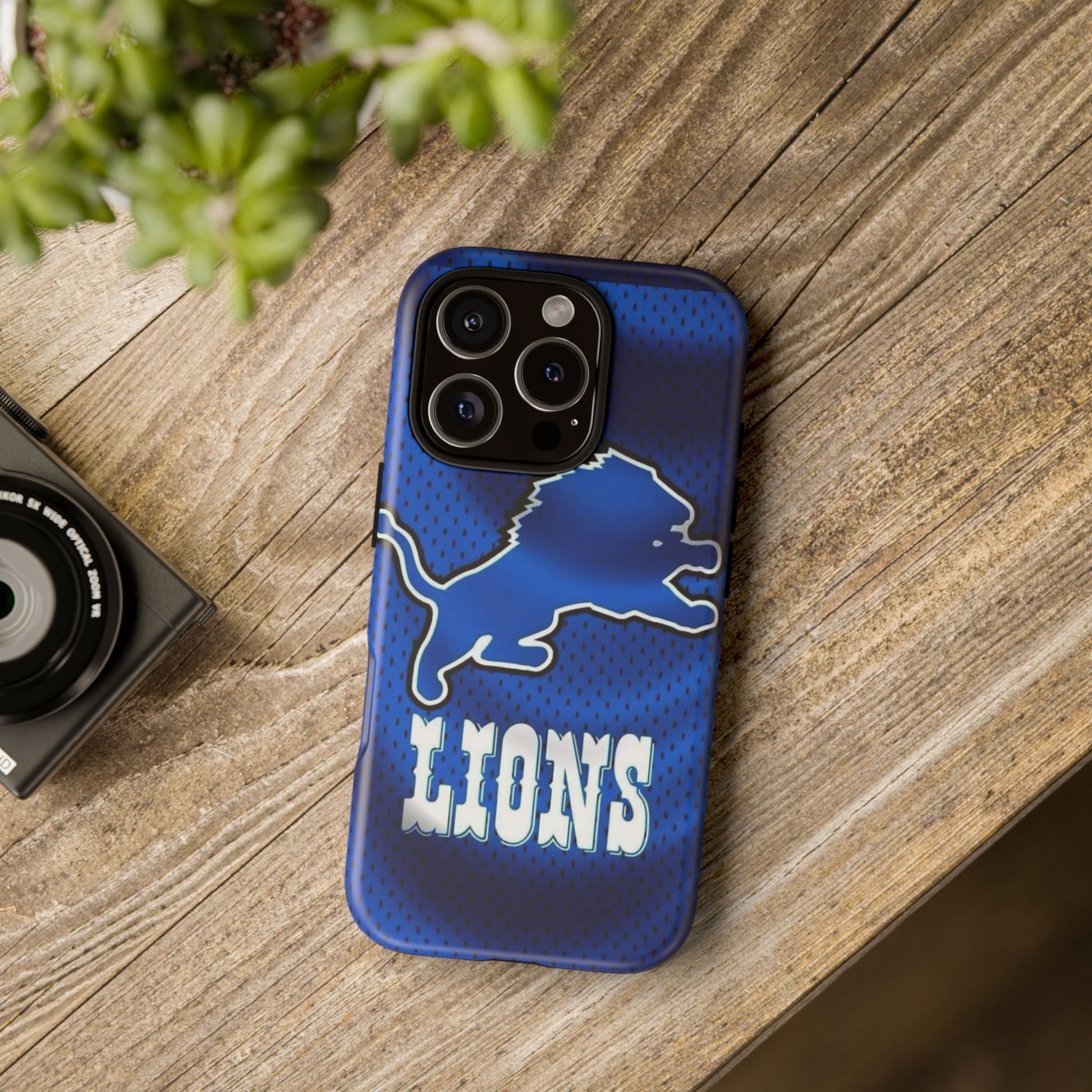 Detroit Lions Football Jersey Phone Case, Tough Cases for iPhones, Samsung, and Pixel
