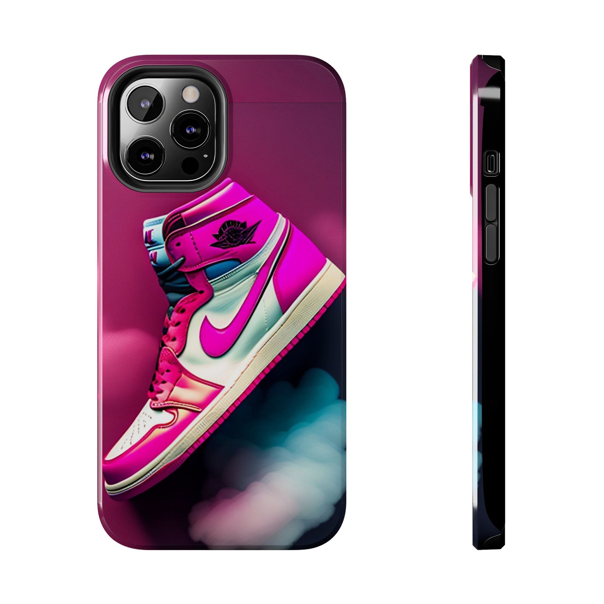 Pink Jordan Sneakers Phone Cases for iPhones & Samsung Phones