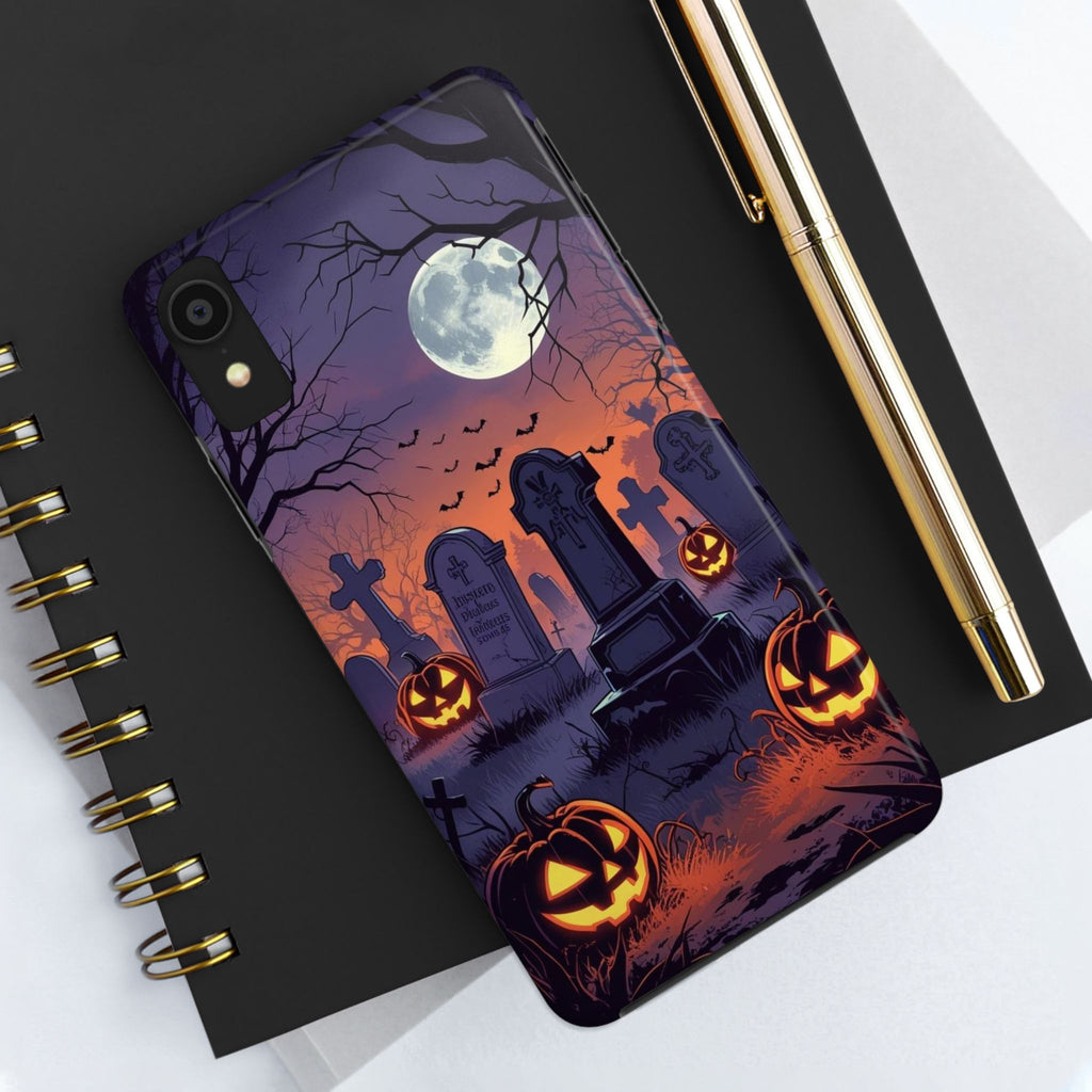 Graveyard Halloween Theme Phone Cases for iPhones & Samsung Phones