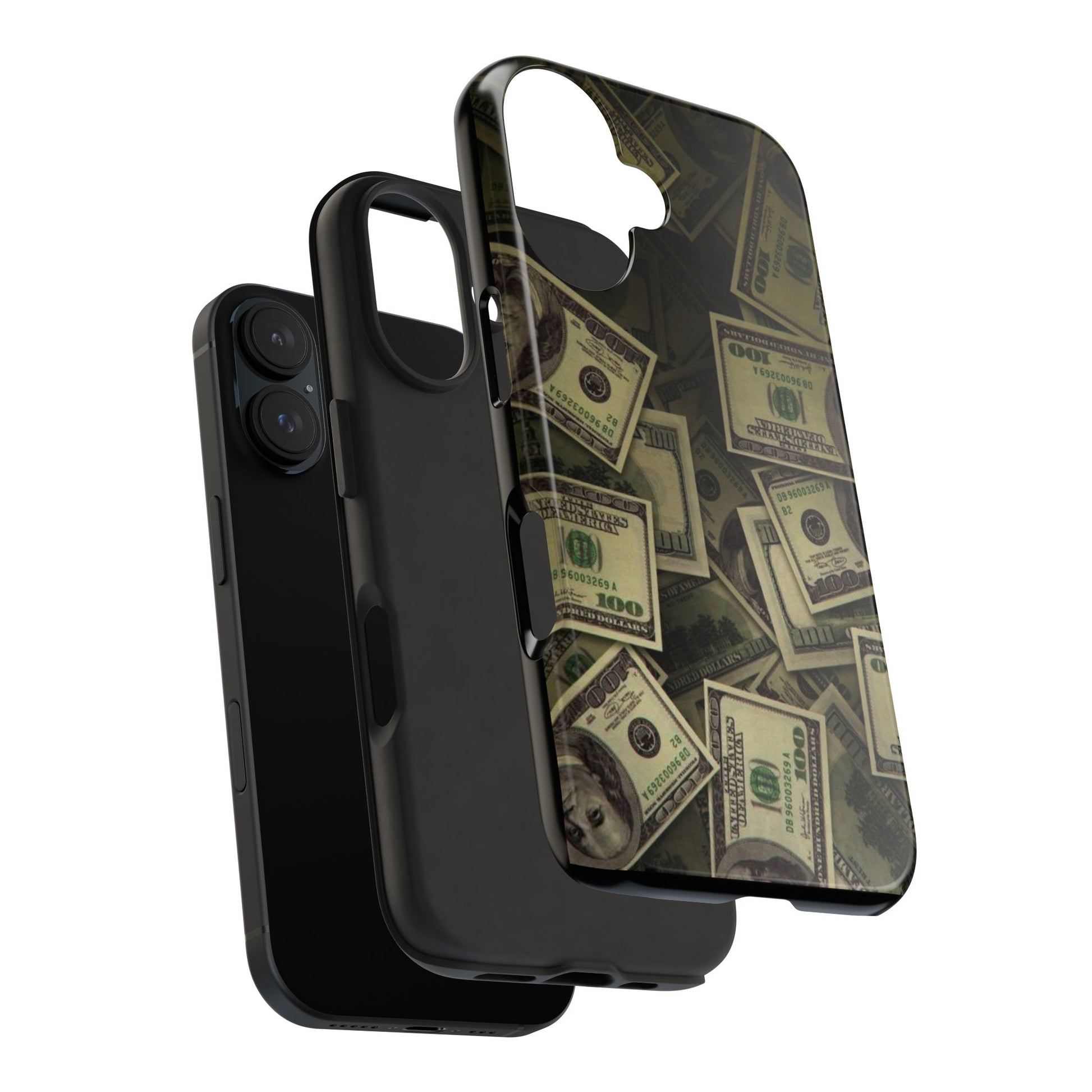 Money Pattern Print Theme Phone Case for iPhone & Samsung Galaxy Phones