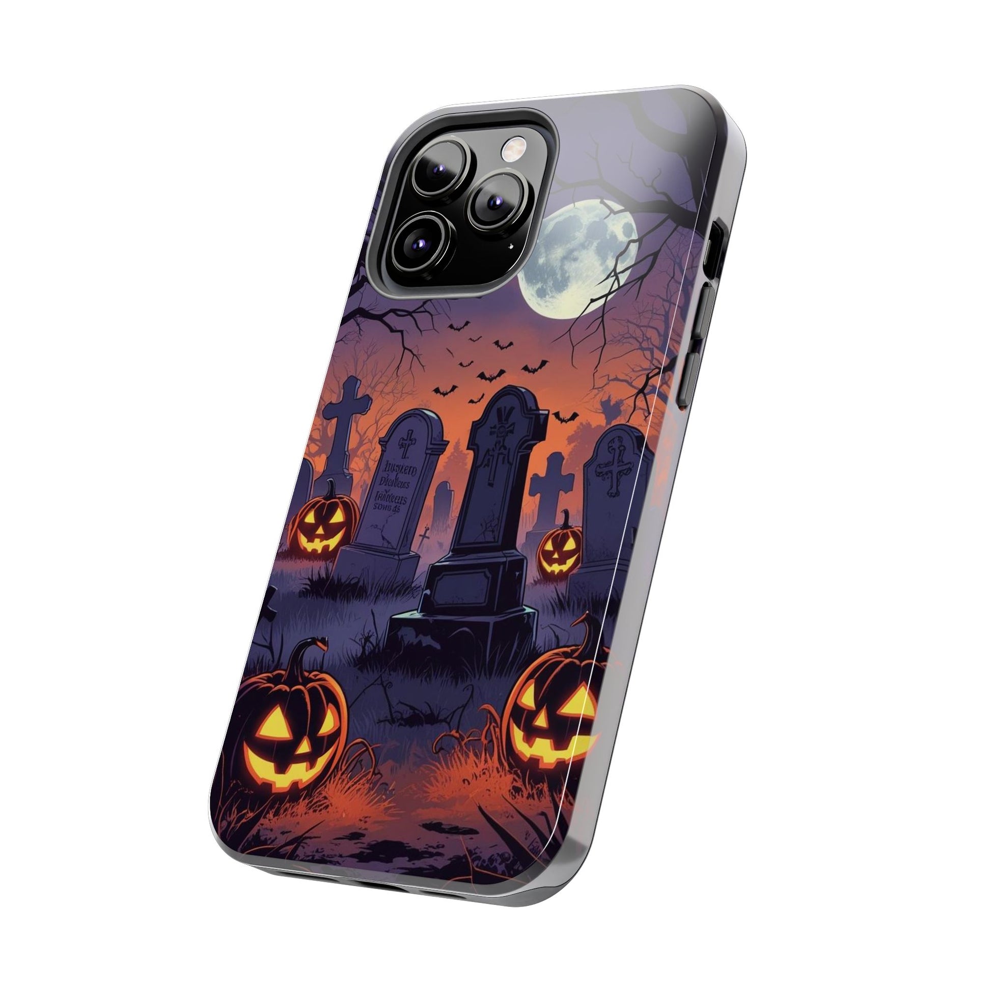 Graveyard Halloween Theme Phone Cases for iPhones & Samsung Phones