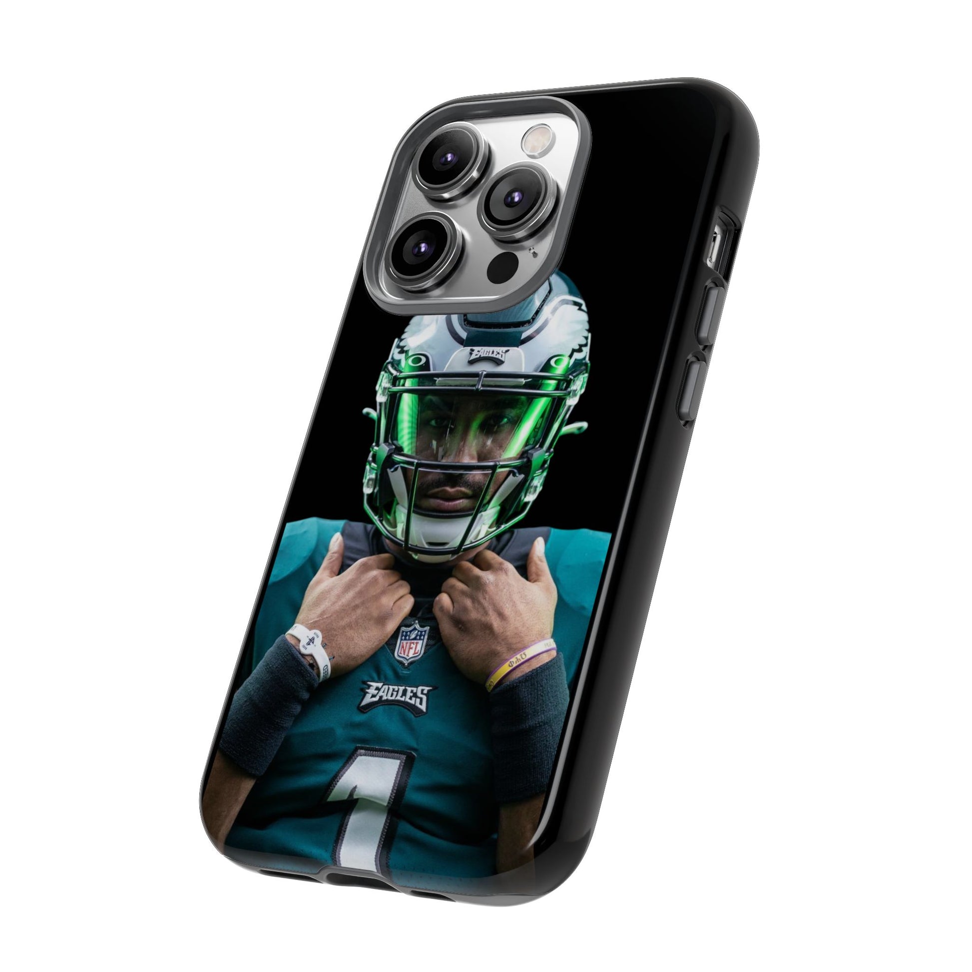 Eagles Football Jalen Hurts Tough Cases for iPhones, Samsung, and Pixel