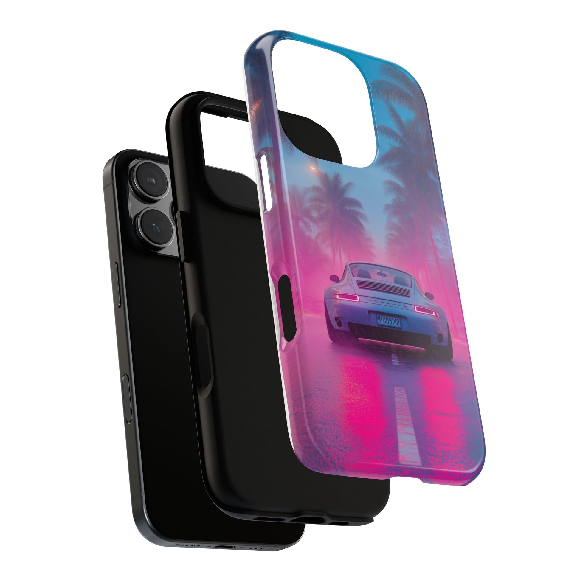 Miami Vice Porsche Phone Case for iPhone, Samsung Galaxy, & Pixel Phones