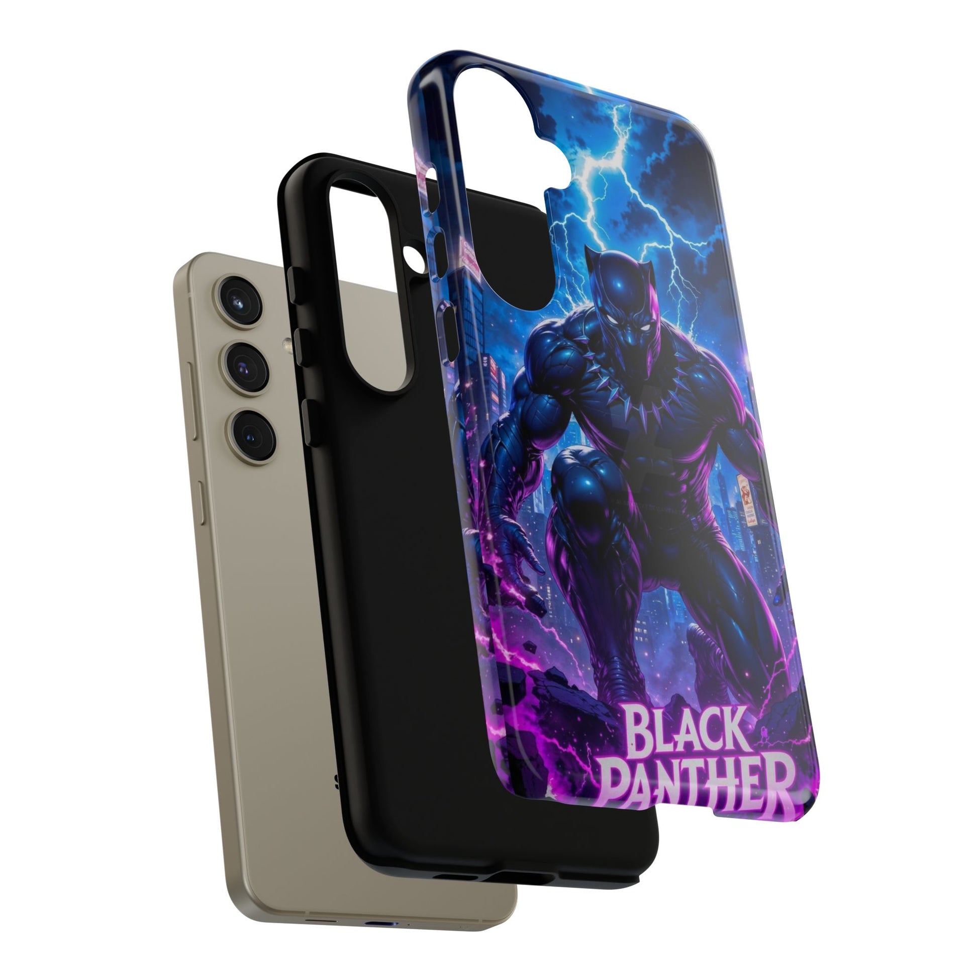 Black Panther Phone Case, Tough Cases for iPhones, Samsung, and Pixel
