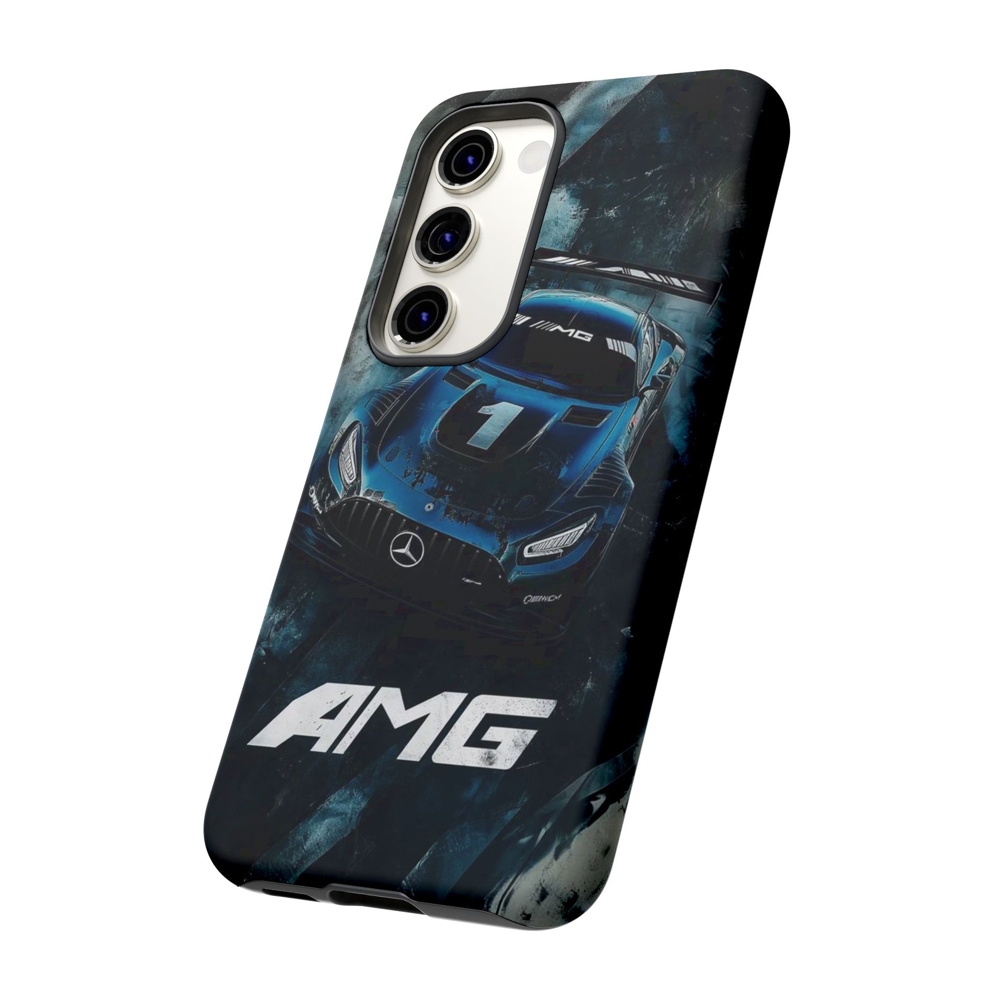 Mercedes AMG Racing Car Tough Cases for iPhones, Samsung, and Pixel
