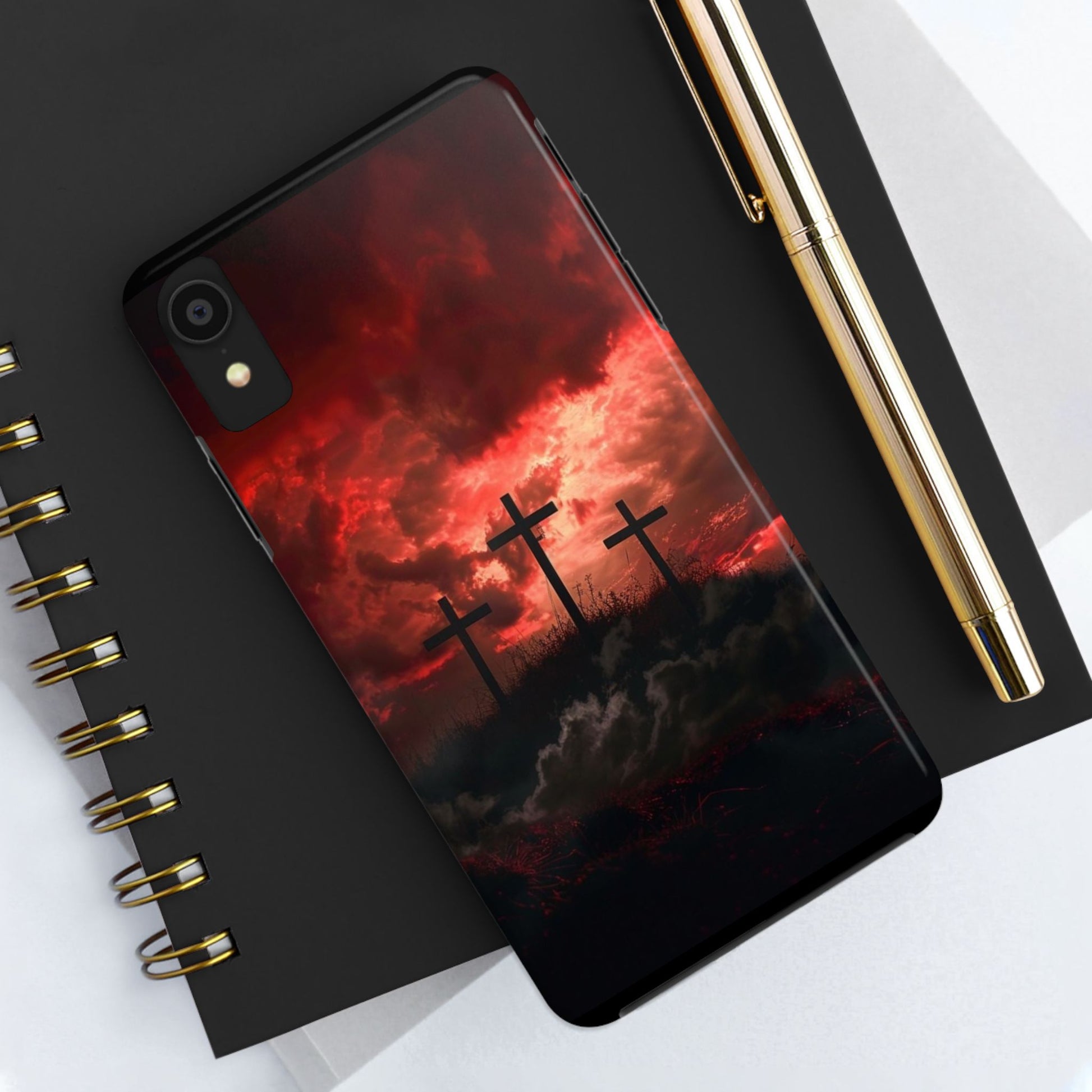 Crosses at Golgotha Christian Cases for iPhones & Samsung Phones
