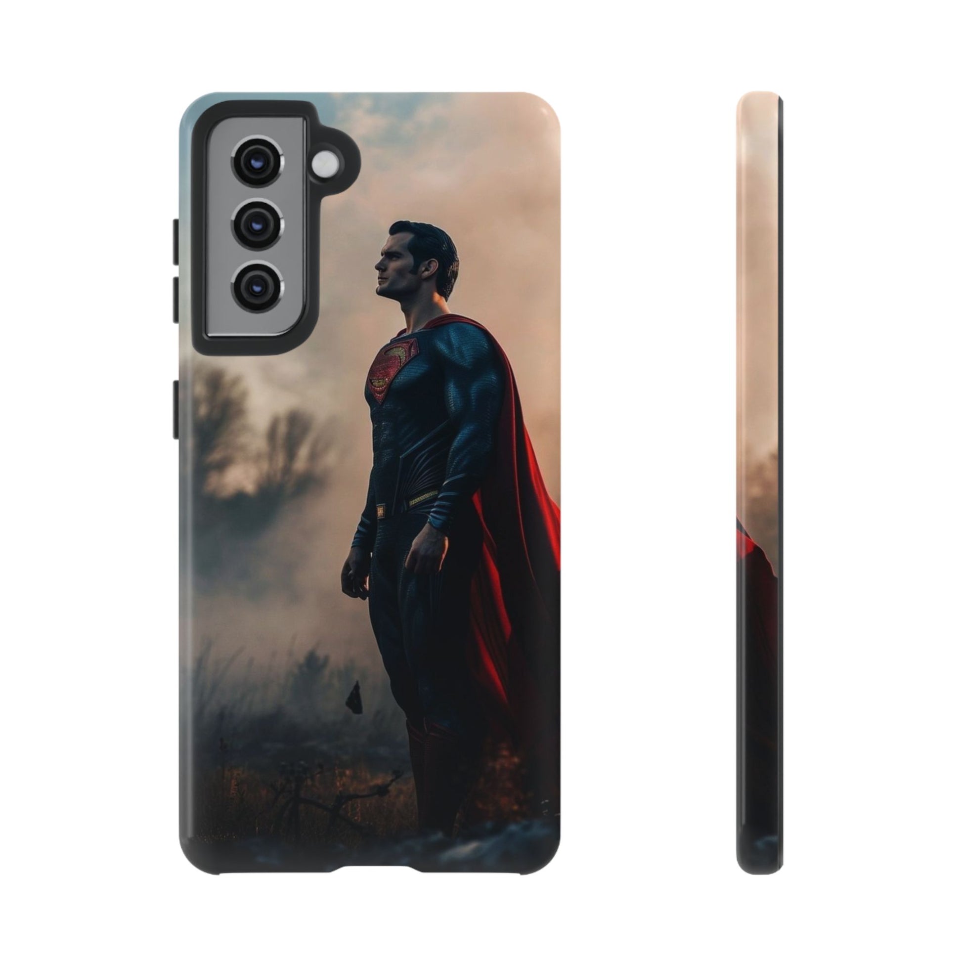 Henry Cavil Superman Tough Cases for iPhones, Samsung, and Pixel