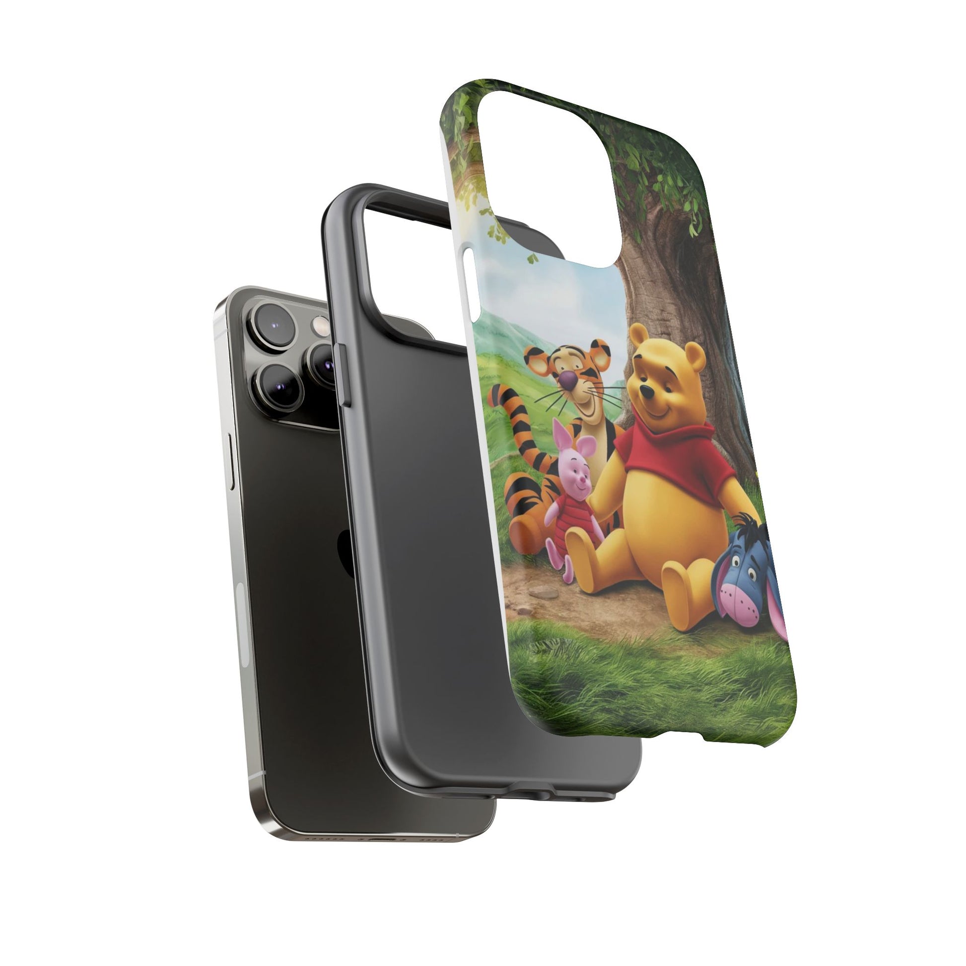 Cute Pooh Bear Phone Case, Tough Cases, Disney Phone for iPhones, Samsung, and Pixel