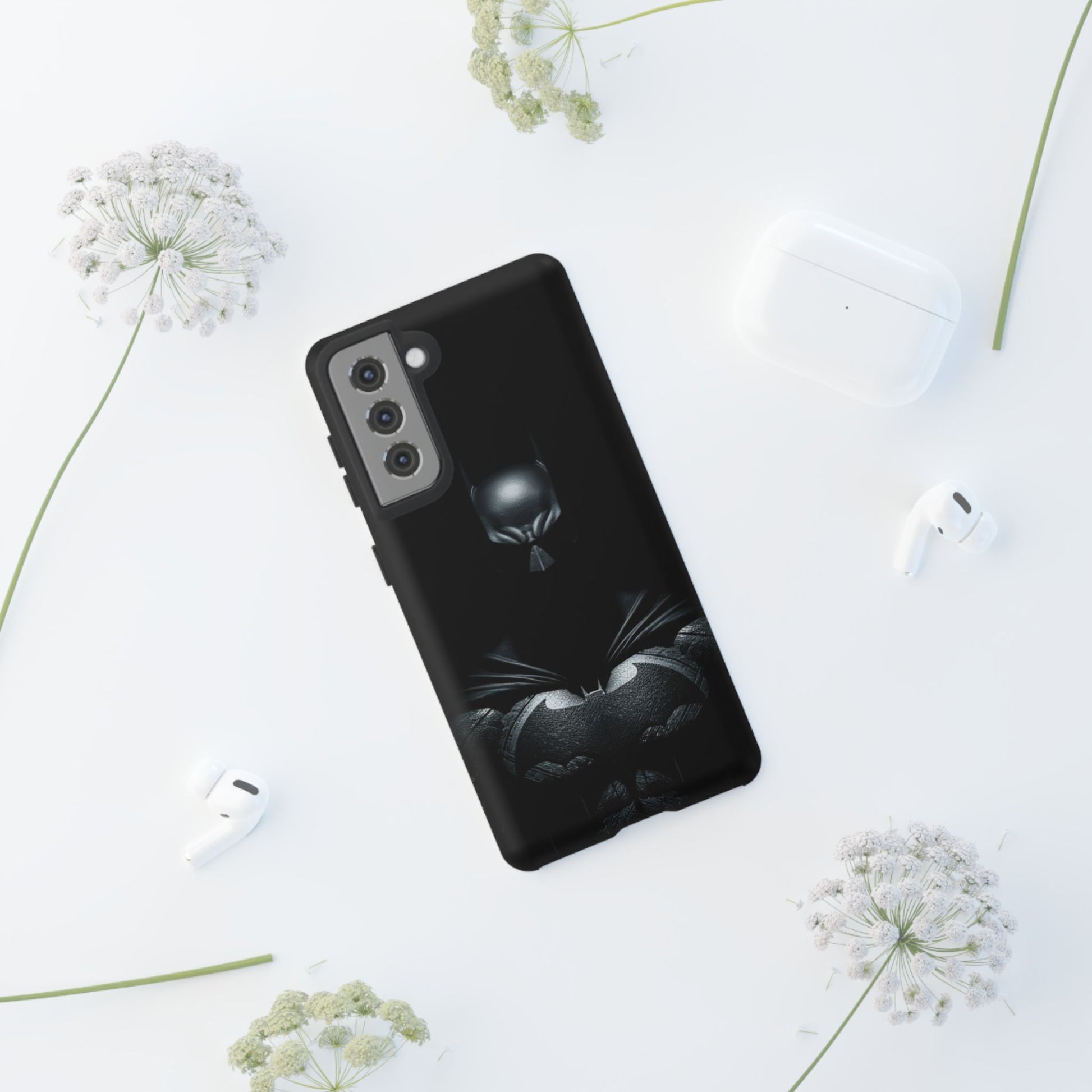 DC Comics Batman in Shadows Tough Cases for iPhones, Samsung, and Pixel